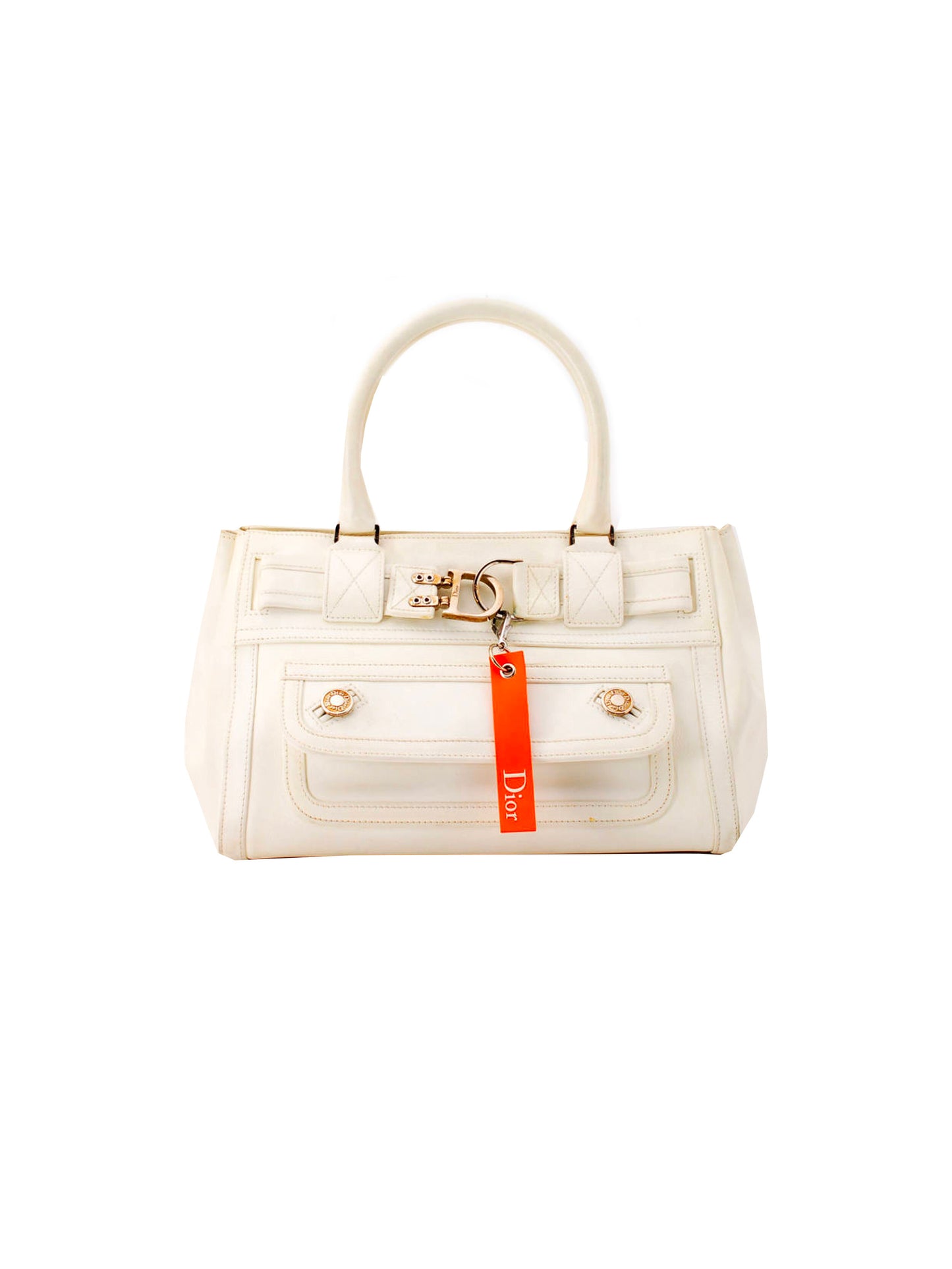 Christian Dior 2000s Flight White Handbag