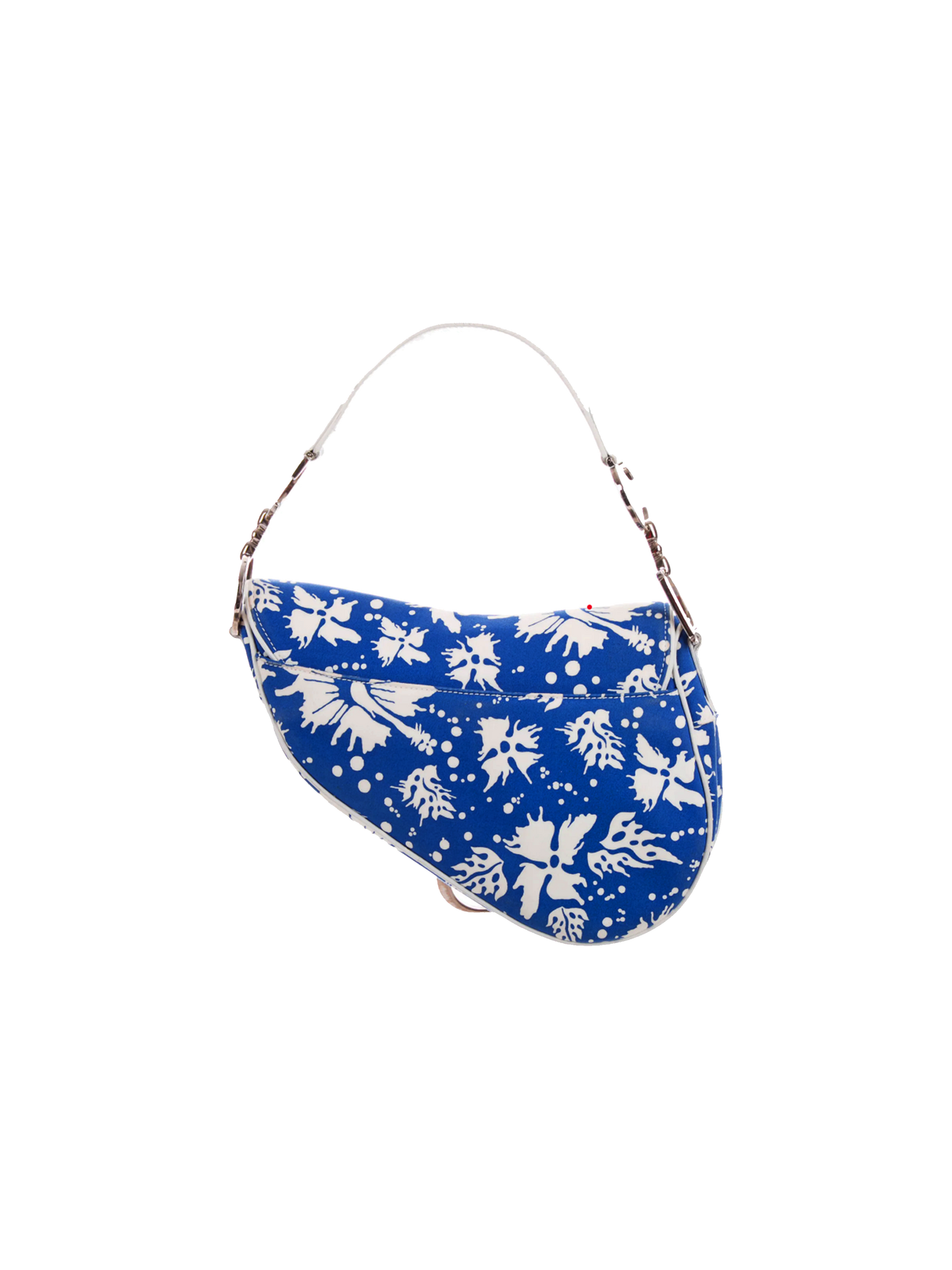 Christian Dior 2004 John Galliano Surf Chick Floral Saddle bag