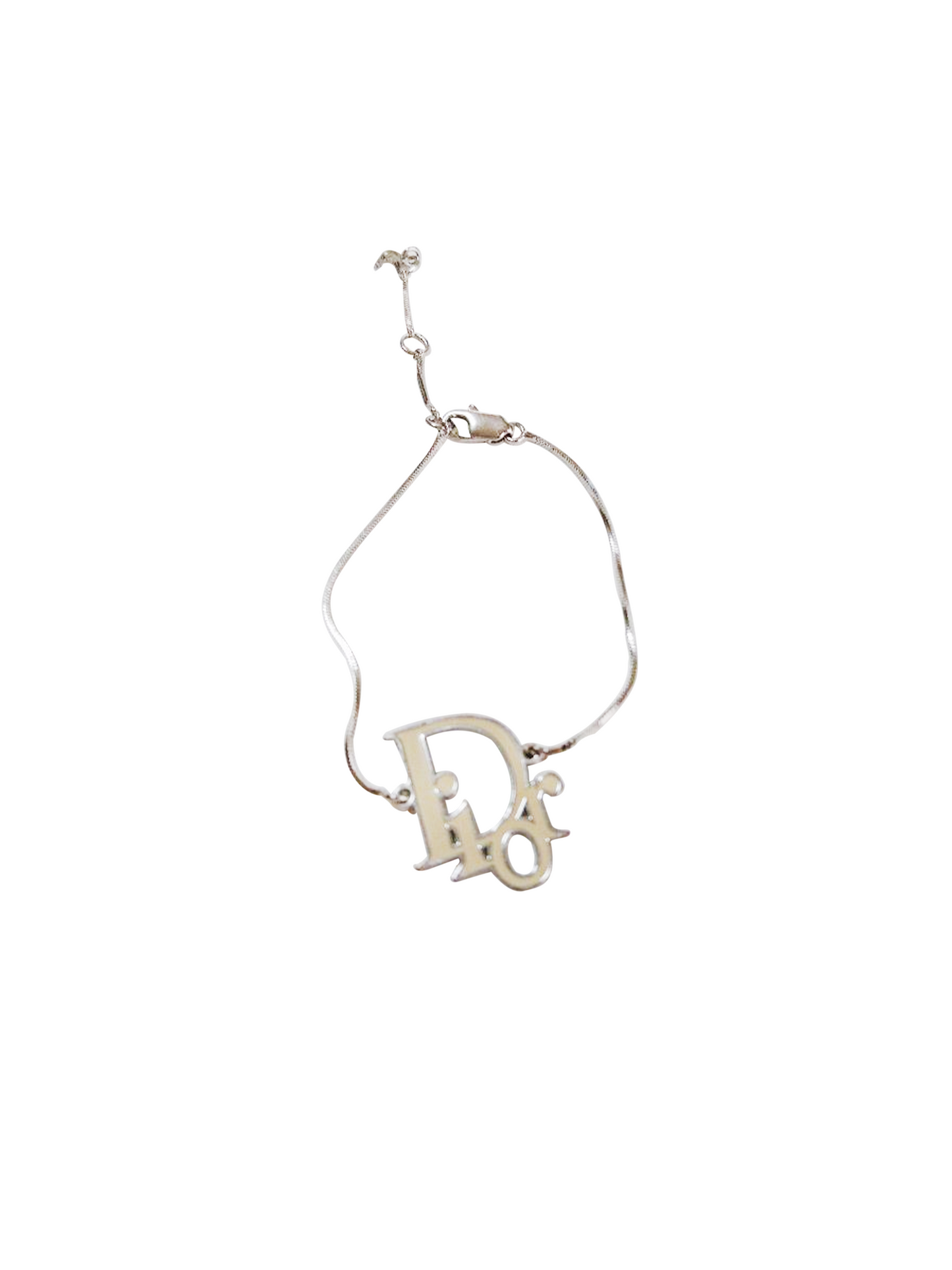 Christian Dior 2000s Oblique White Bracelet
