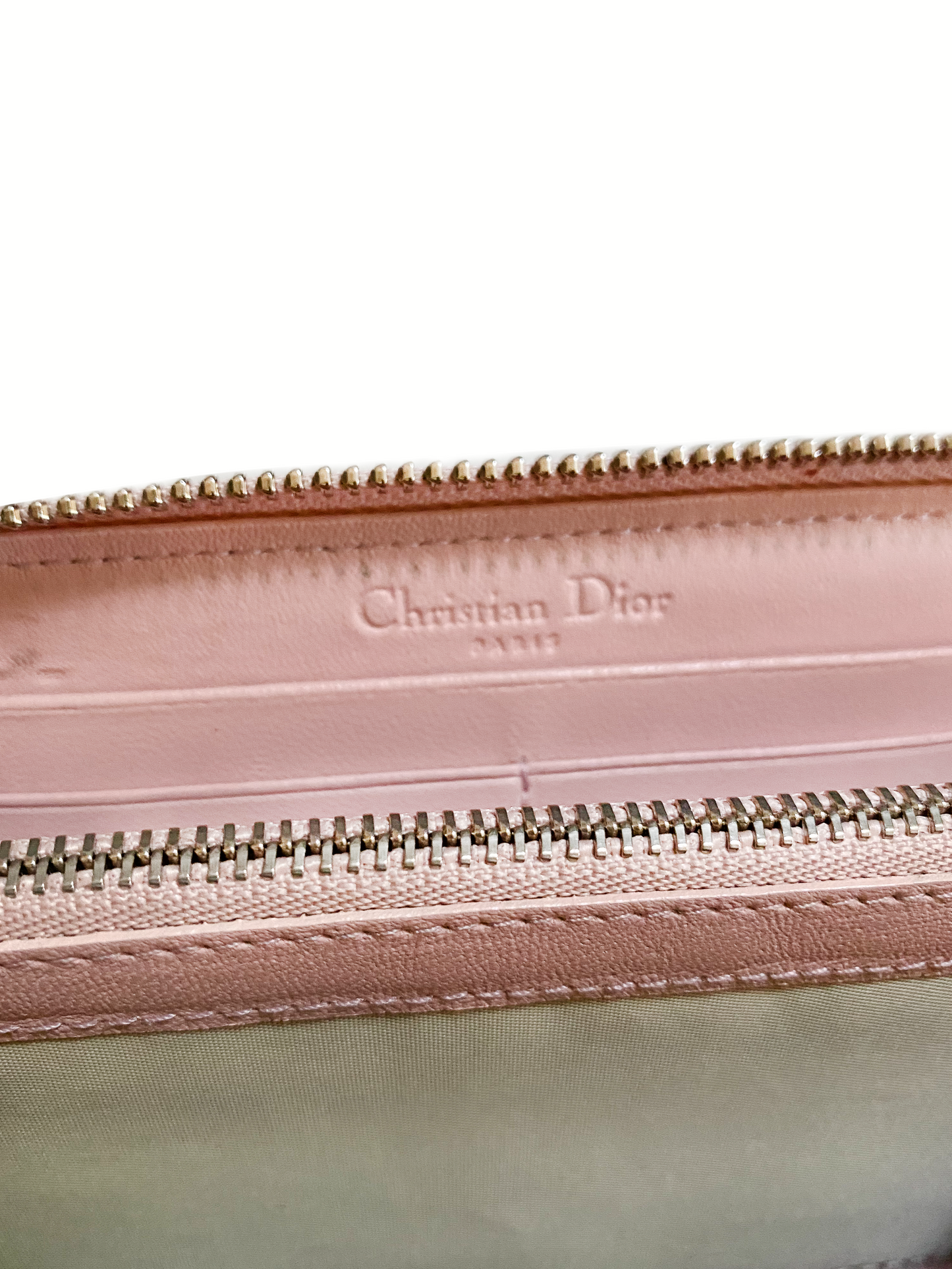 Christian Dior 2000s Light Pink Monogram Wallet