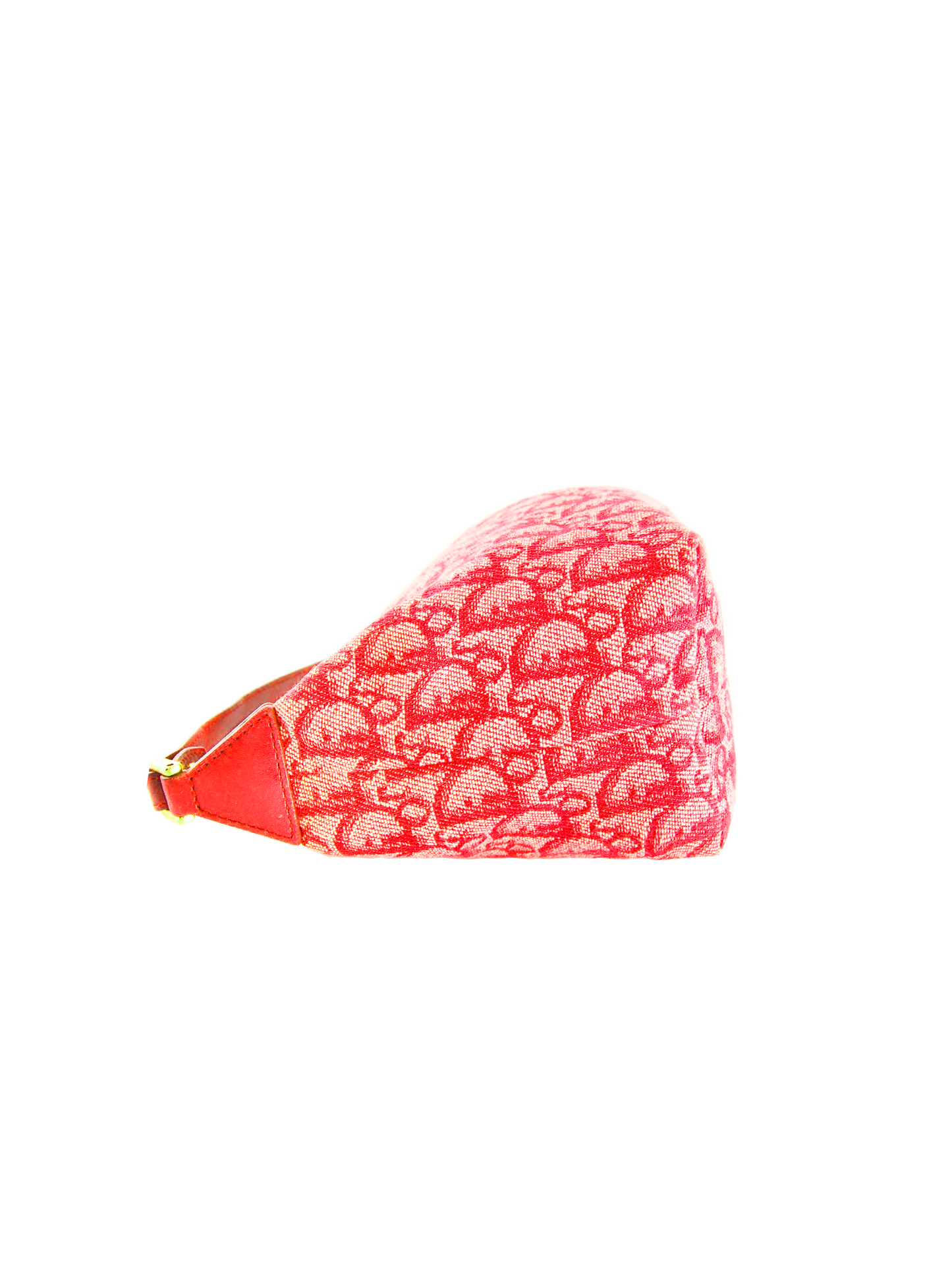 Christian Dior 2000s Red Mini Trotter Pouch
