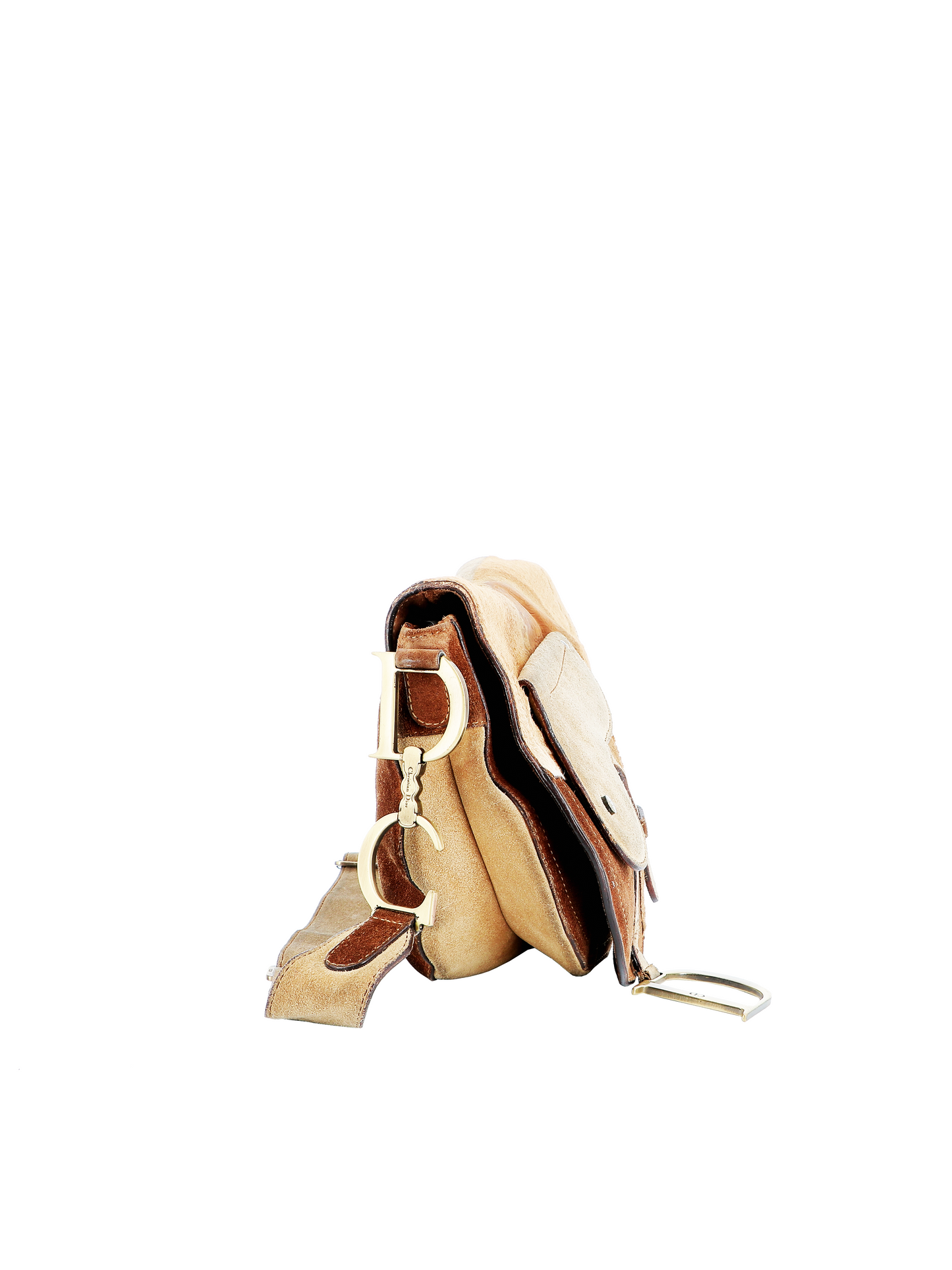 Christian Dior 2000s Ponyhair Rare Brown Saddle Bag