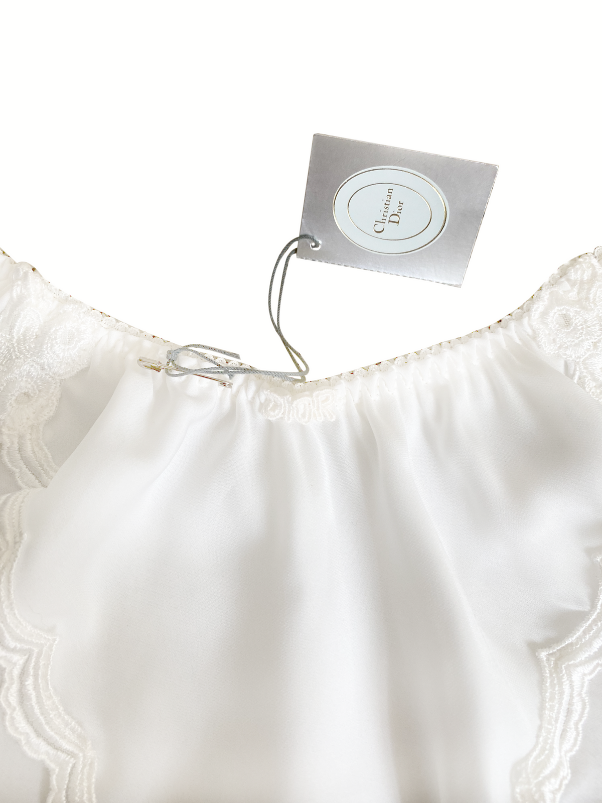 Christian Dior 2000s White Sheer Underwear