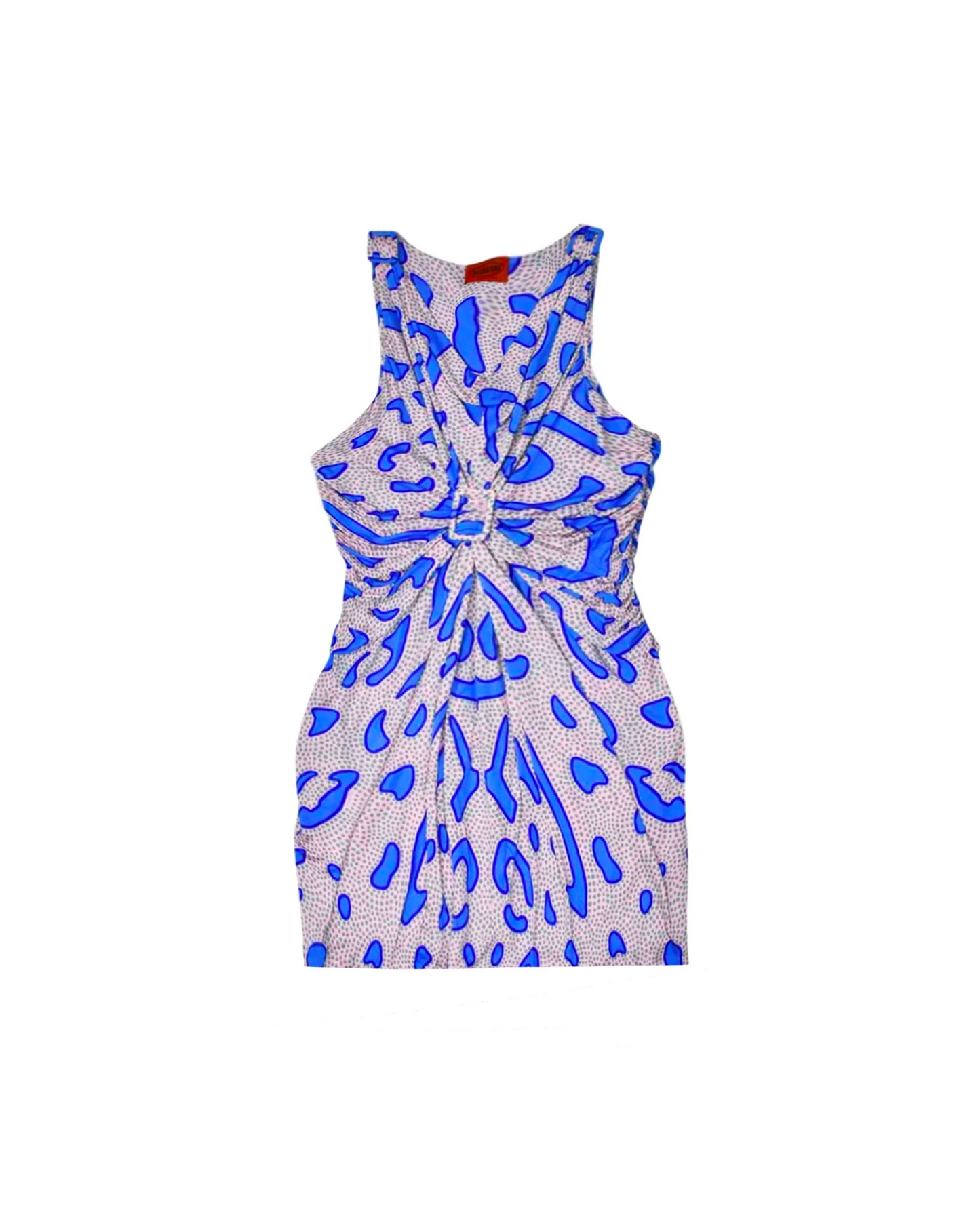 Missoni 2000s Patterned Dress with Crystal Buckle