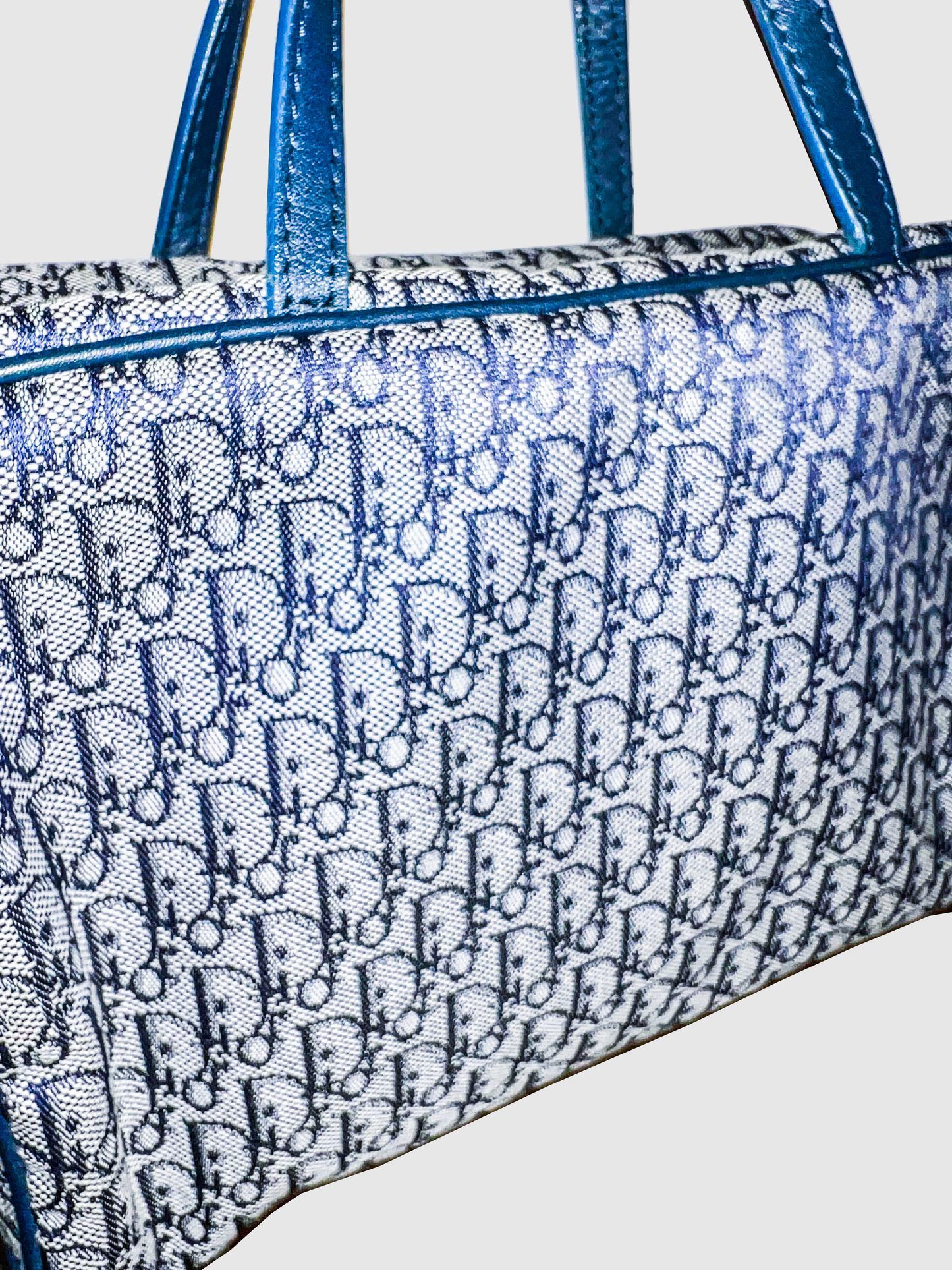 Christian Dior 2003 Navy Diorissimo Mini Duffle Bag