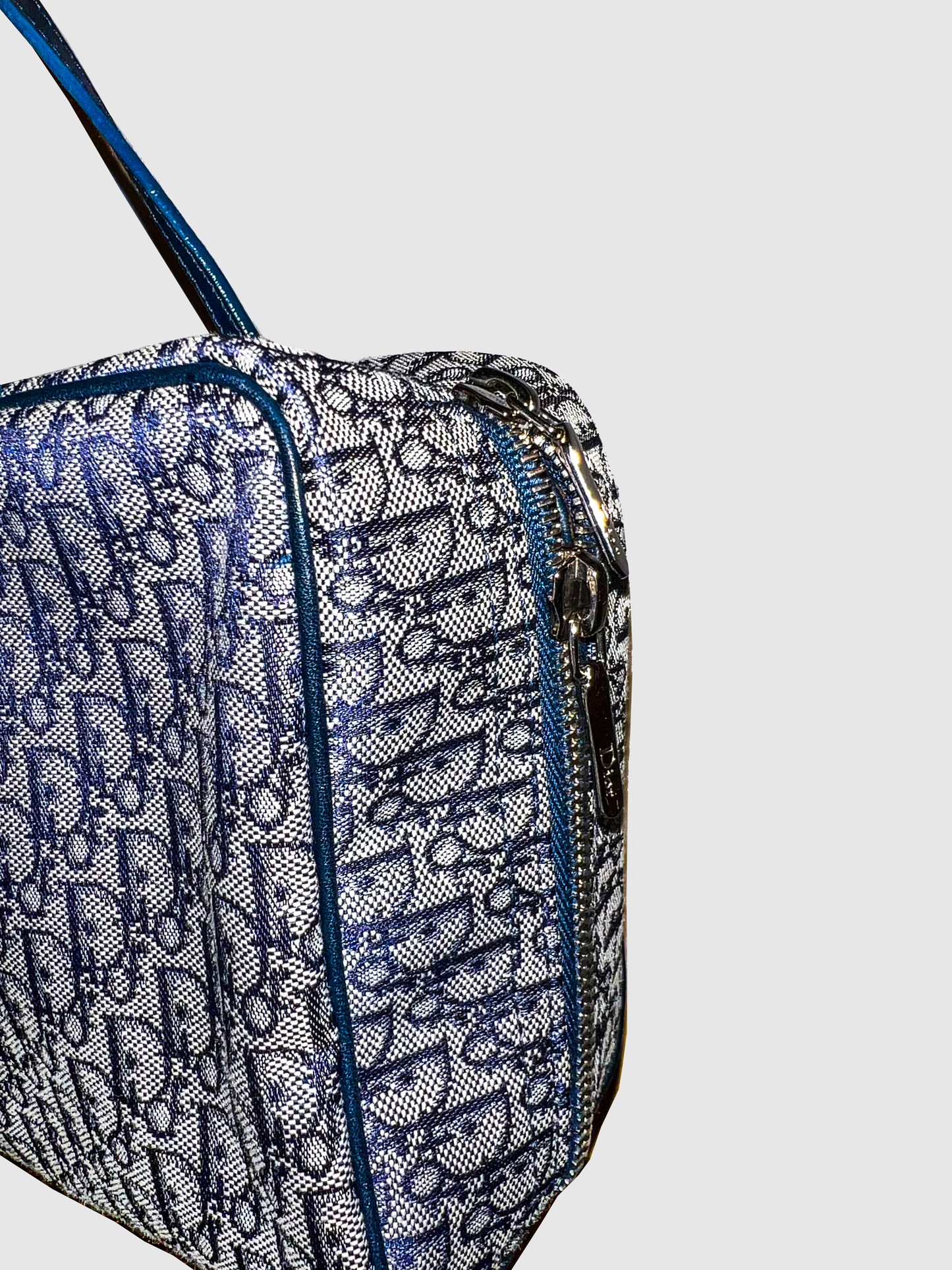 Christian Dior 2003 Navy Diorissimo Mini Duffle Bag