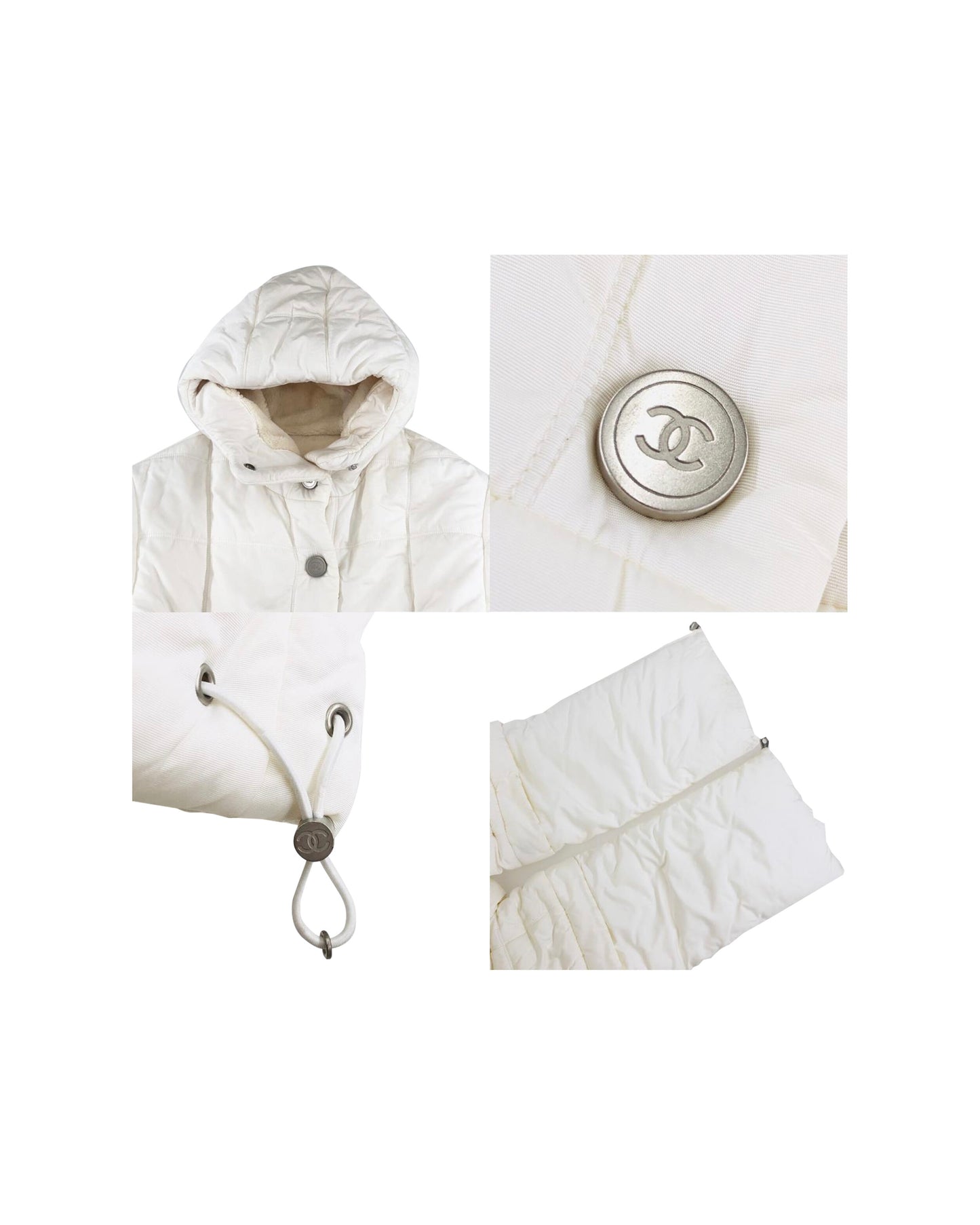 Chanel Sports White Rare Puffer Jacket