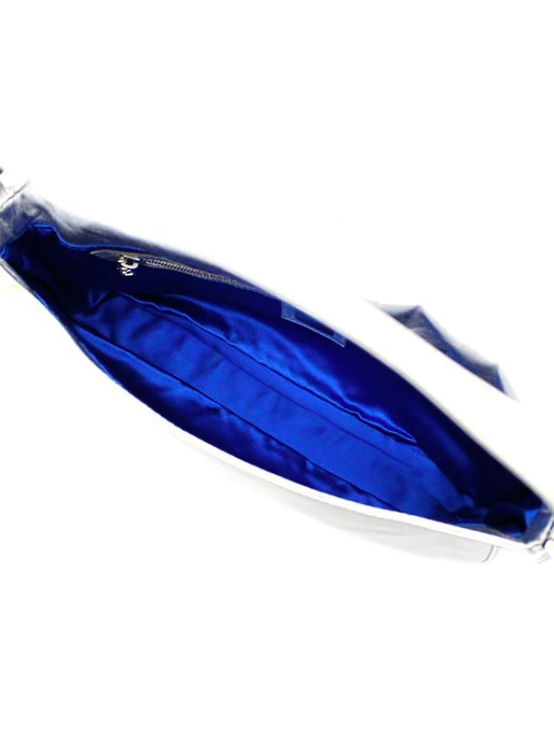 Fendi 2000s Rare Metallic Silver Baguette