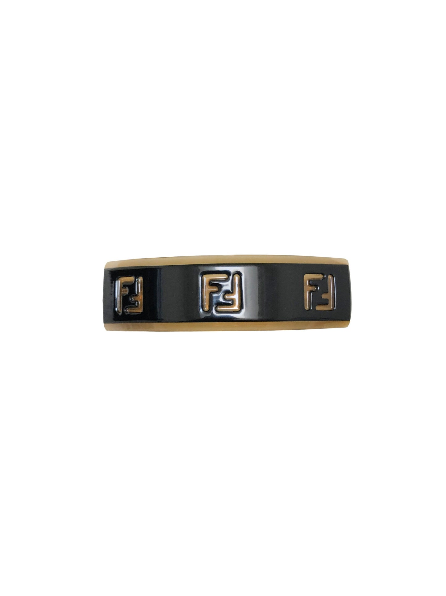Fendi 2000s Multi Logo Barrette