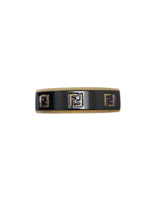 Fendi 2000s Multi Logo Barrette