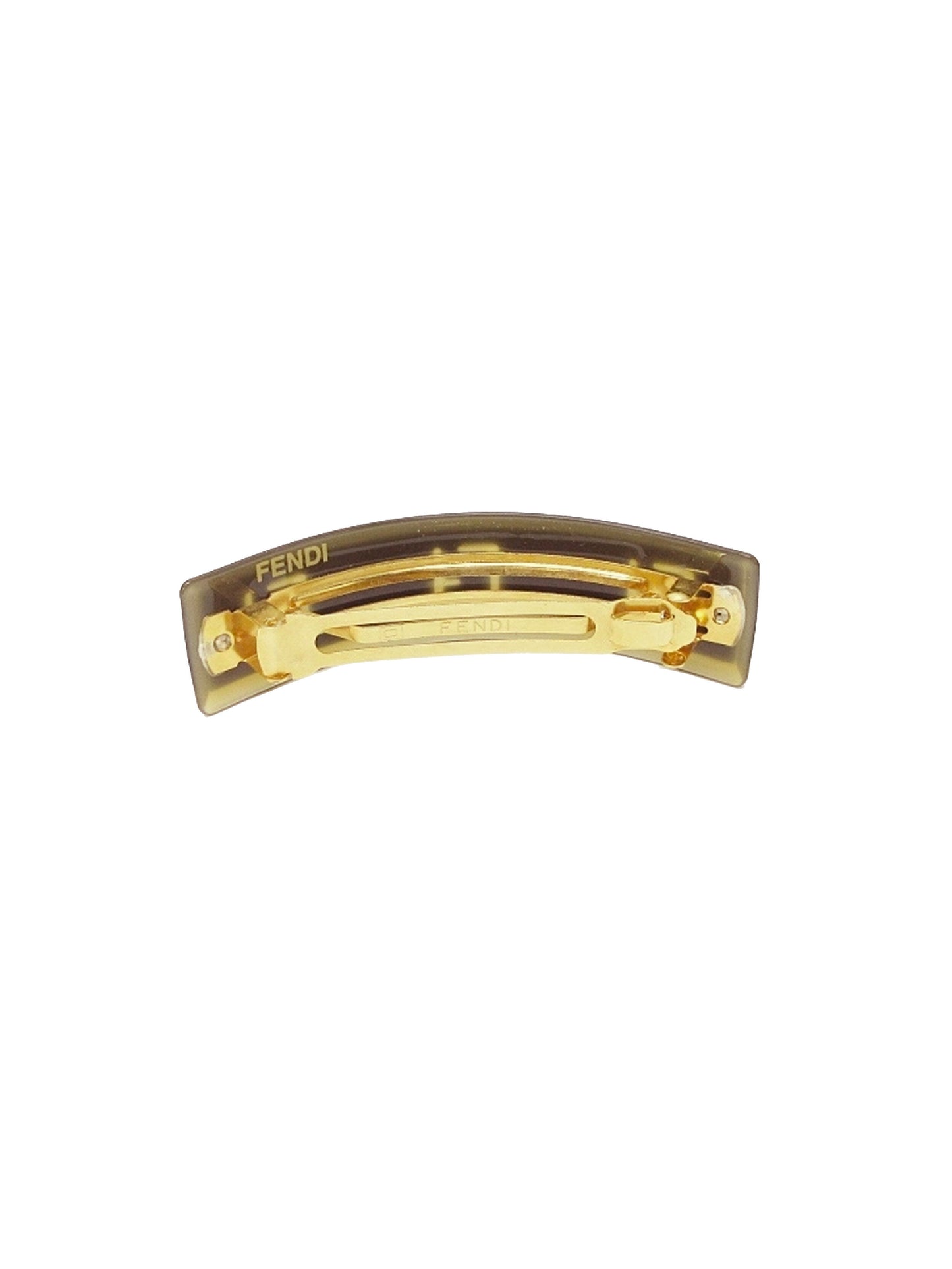 Fendi 2000s Multi Logo Barrette