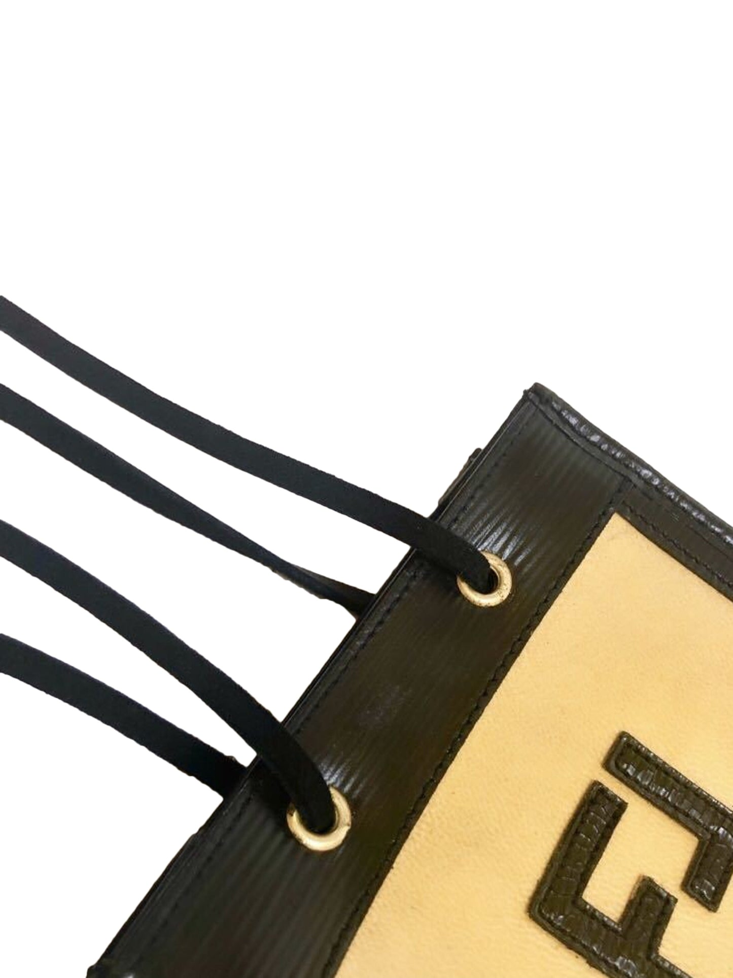 Fendi Black 2000s Leather Mini Shopping Tote