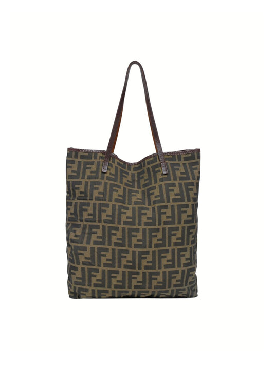 Fendi Brown 2000s Zucca Tote Bag