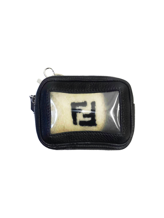 Fendi 2000s Small Vinyl Leather Pouch