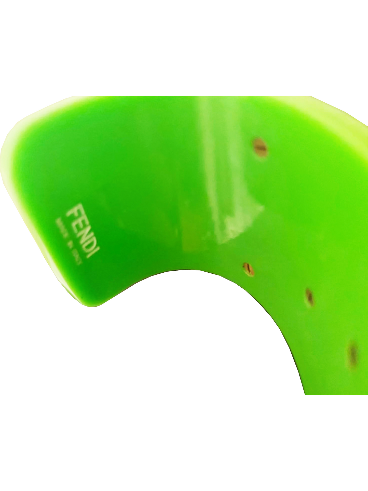 Fendi 2000s Resin Green Rare Cuff