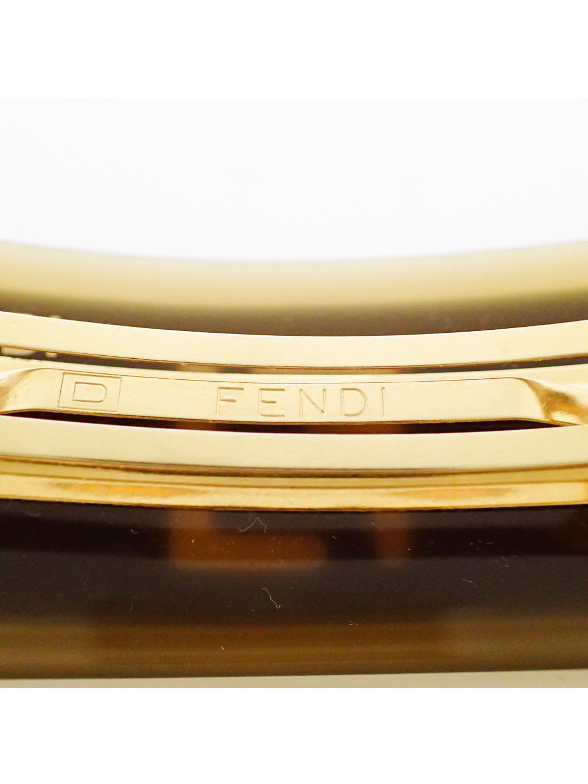 Fendi 1990s Gold Hair Barrette