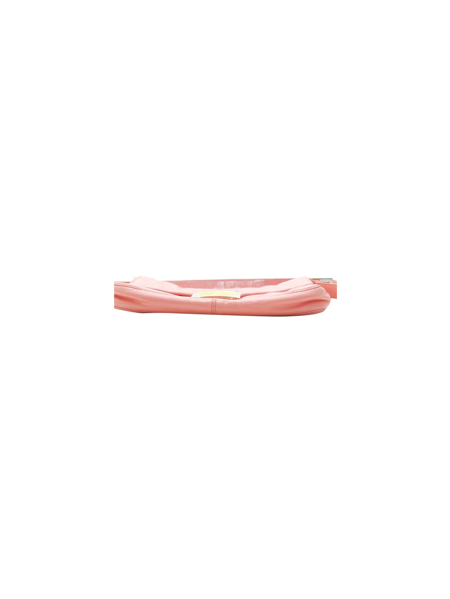Fendi 2000s Pink and Yellow Leather Baguette