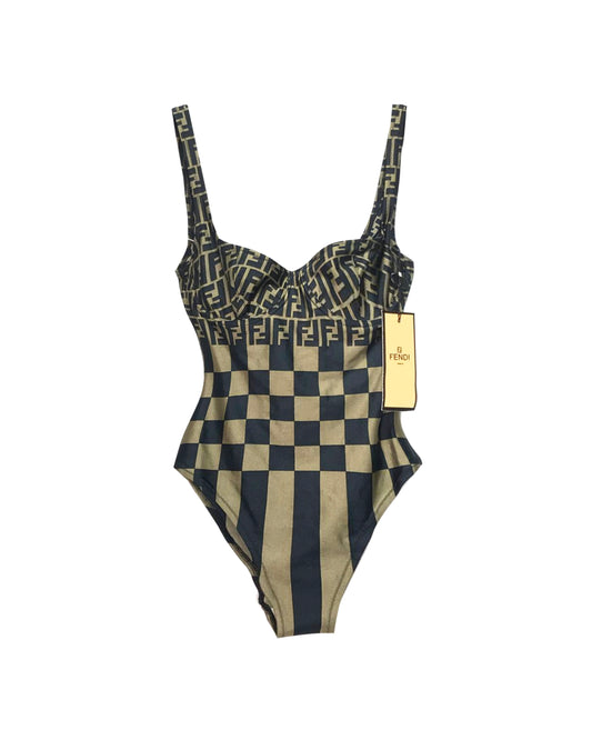 Fendi 2000s Zucca Rare One Piece Swimsuit