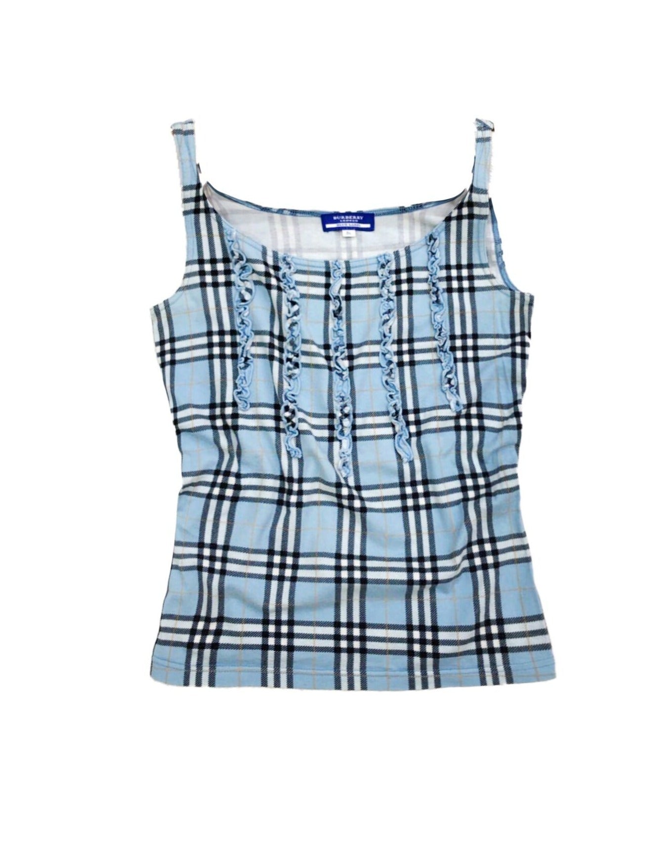 Burberry 2000s Blue Label Check Tank