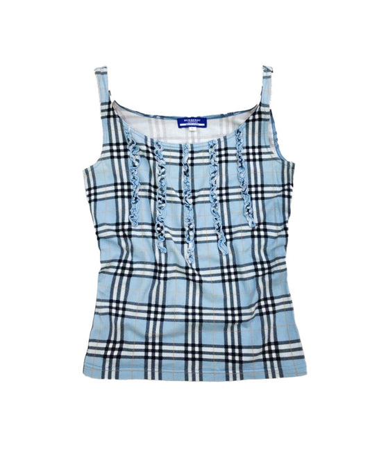 Burberry 2000s Blue Label Check Tank