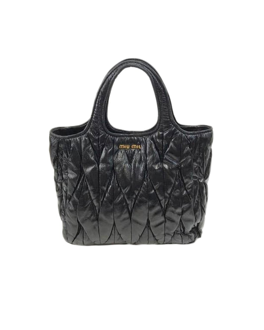 Miu Miu Matelassé Small Tote Bag