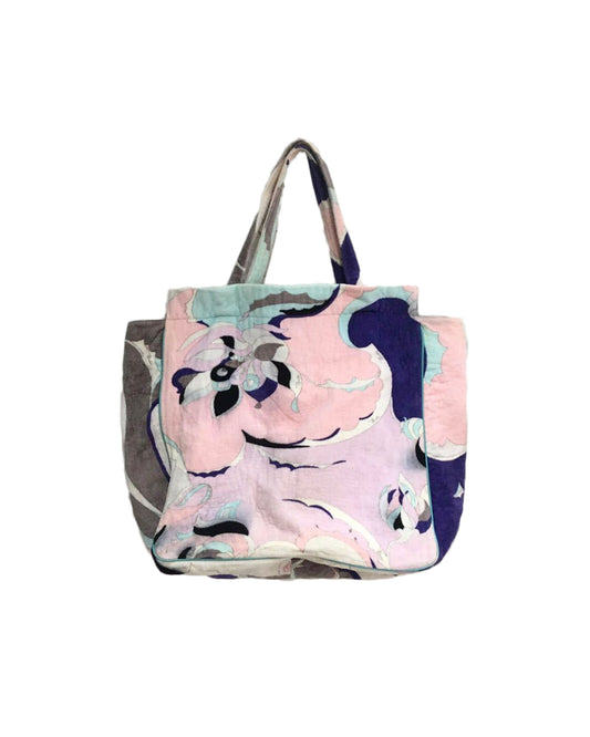 Emilio Pucci Terrycloth Pink Tote