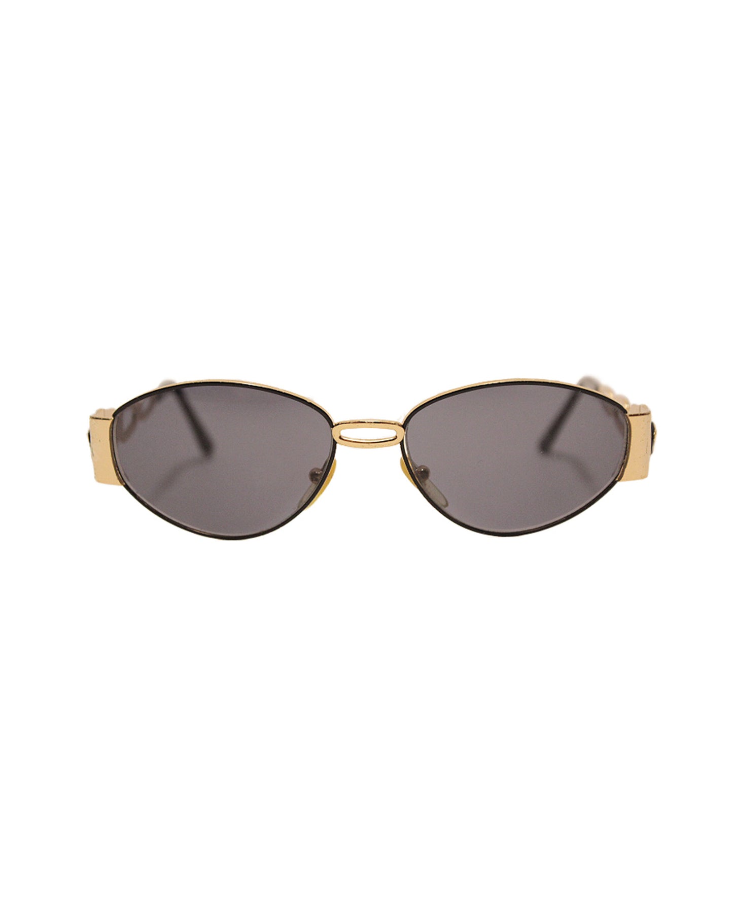 Versace 2000s Rare Gold Coin Spiral Sunglasses