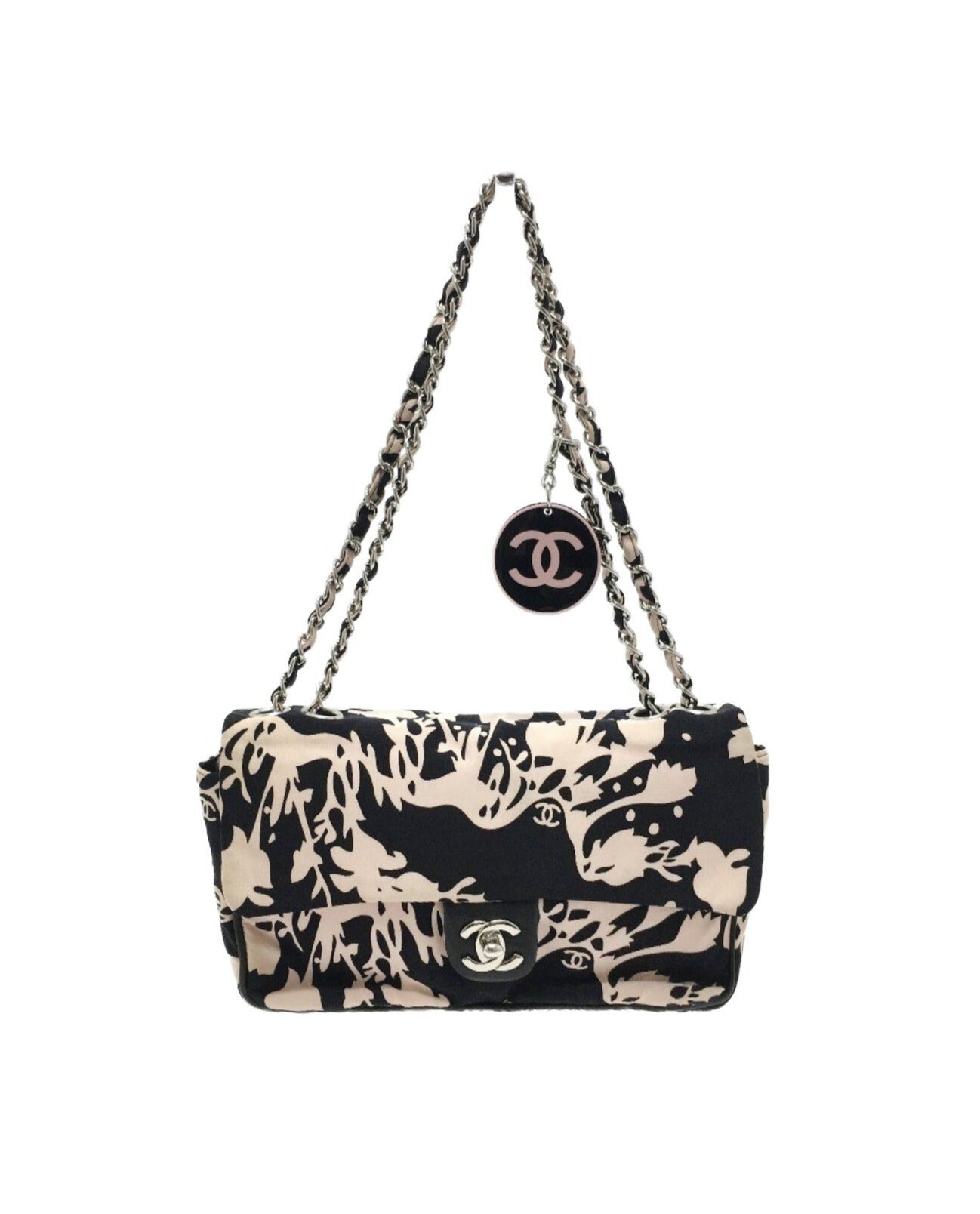 Chanel 2005-2006 Limited Edition Pink and Black Flap