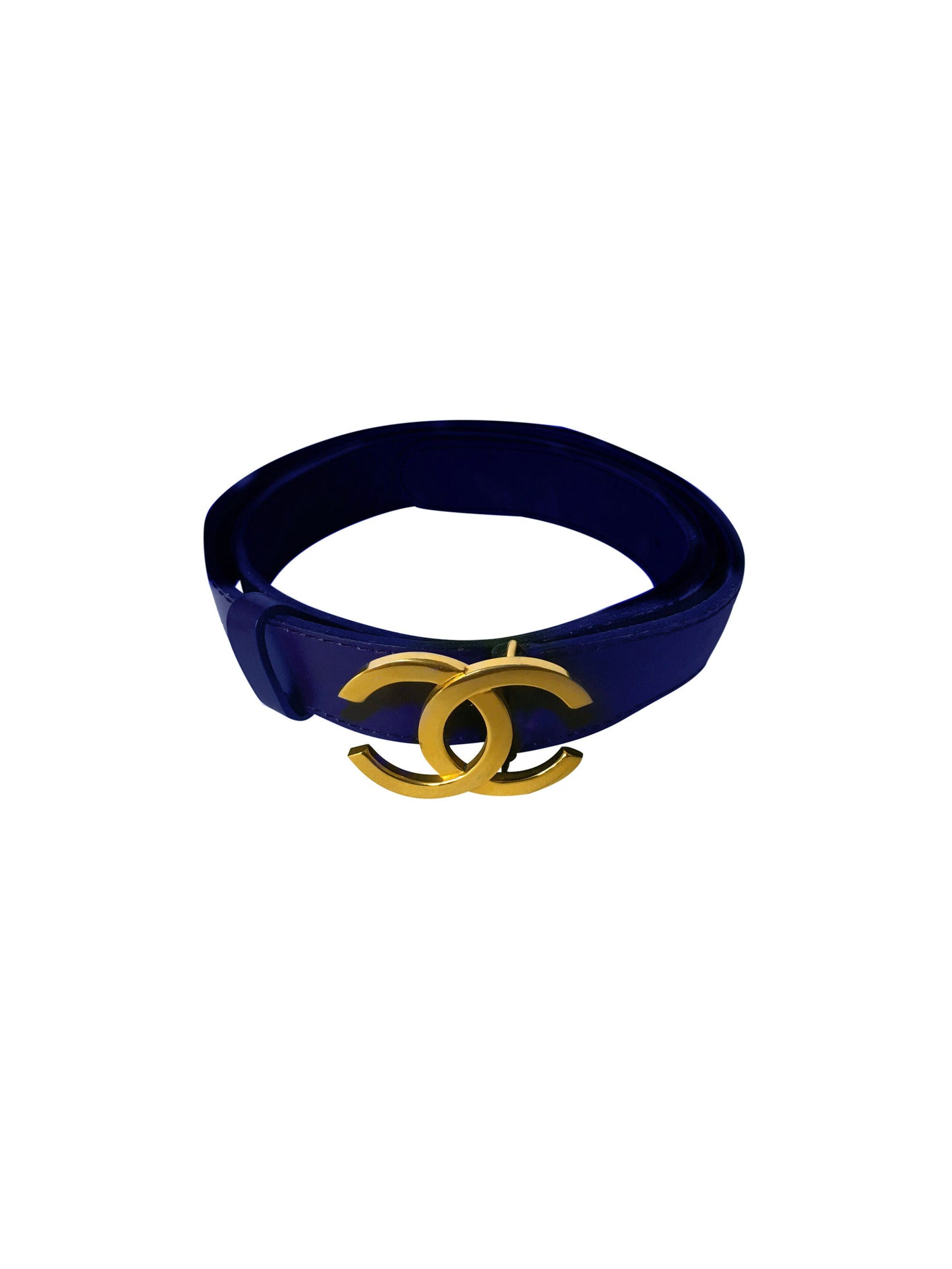 Chanel Navy and Gold Belt