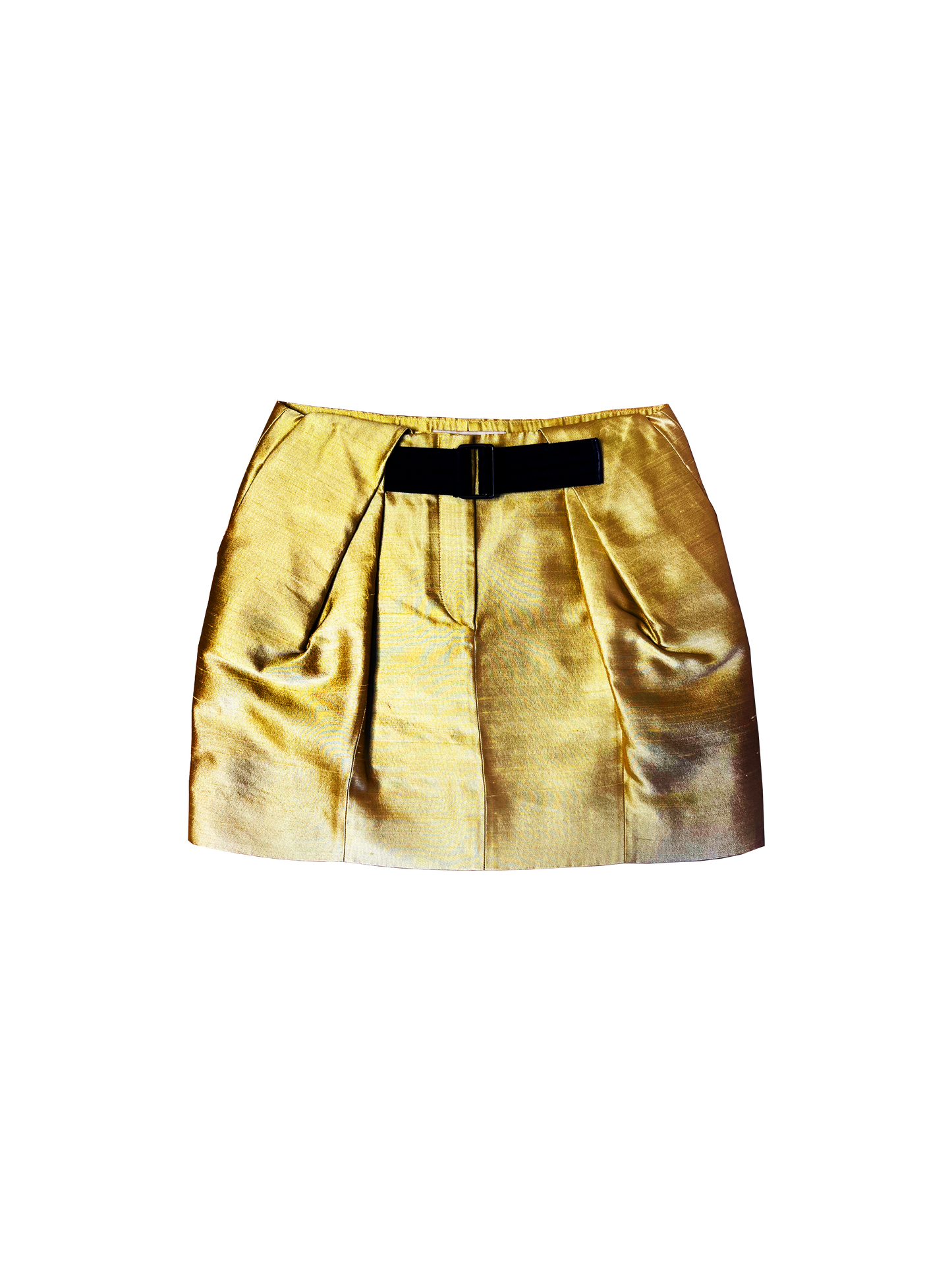 Balenciaga 2011 Gold Metallic Skirt