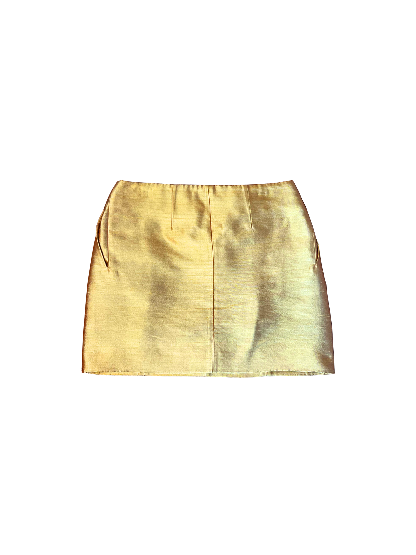 Balenciaga 2011 Gold Metallic Skirt