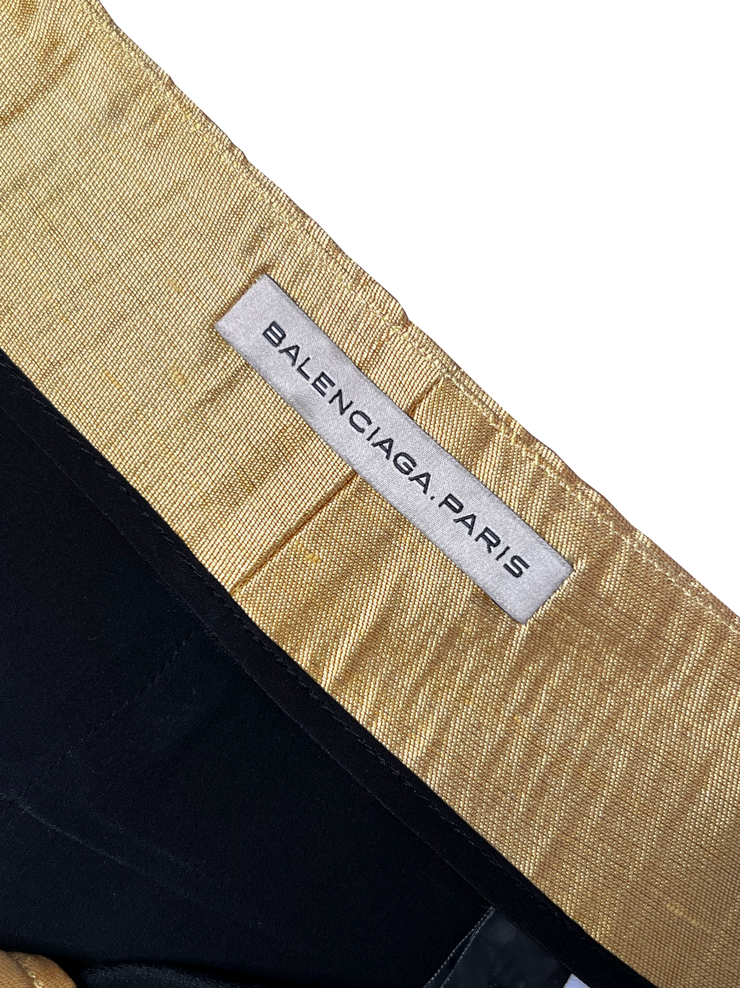 Balenciaga 2011 Gold Metallic Skirt
