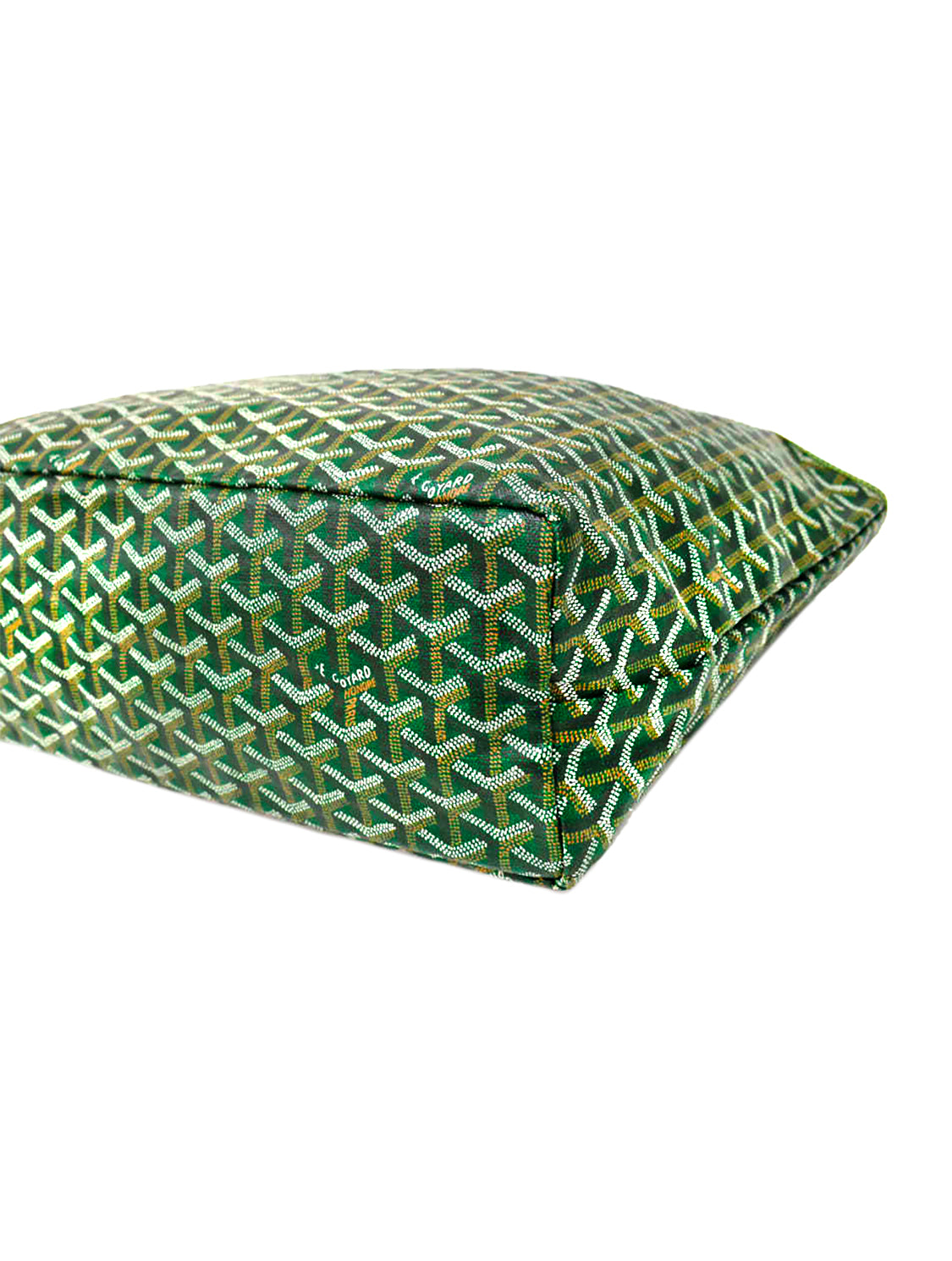 Goyard 2000s Saint Louis GM Green Tote