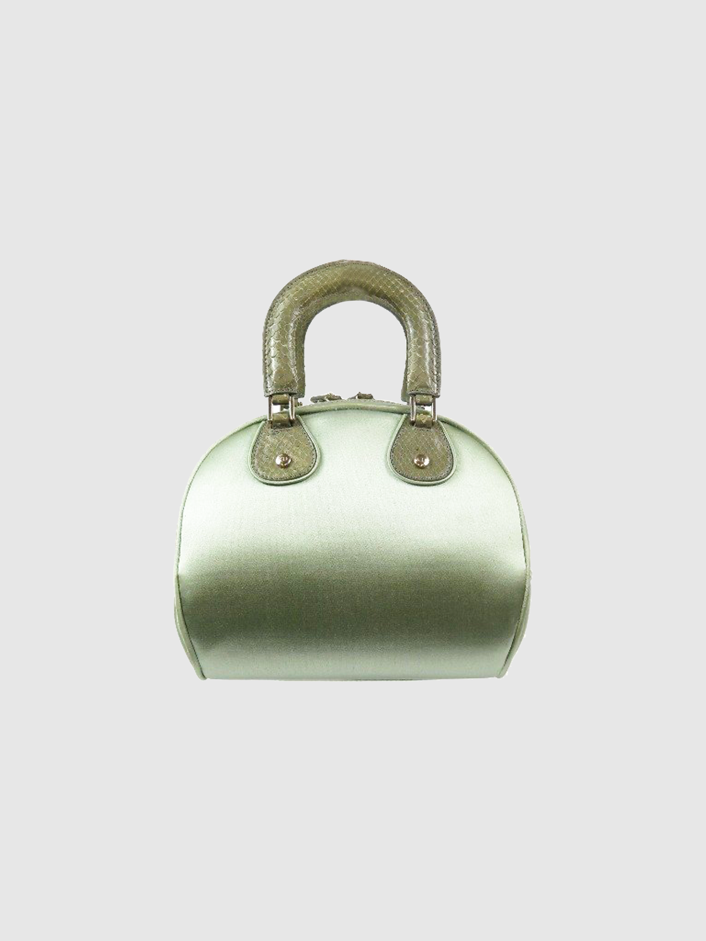 Christian Dior by John Galliano 2004 Green Dice Mini Bowler Bag