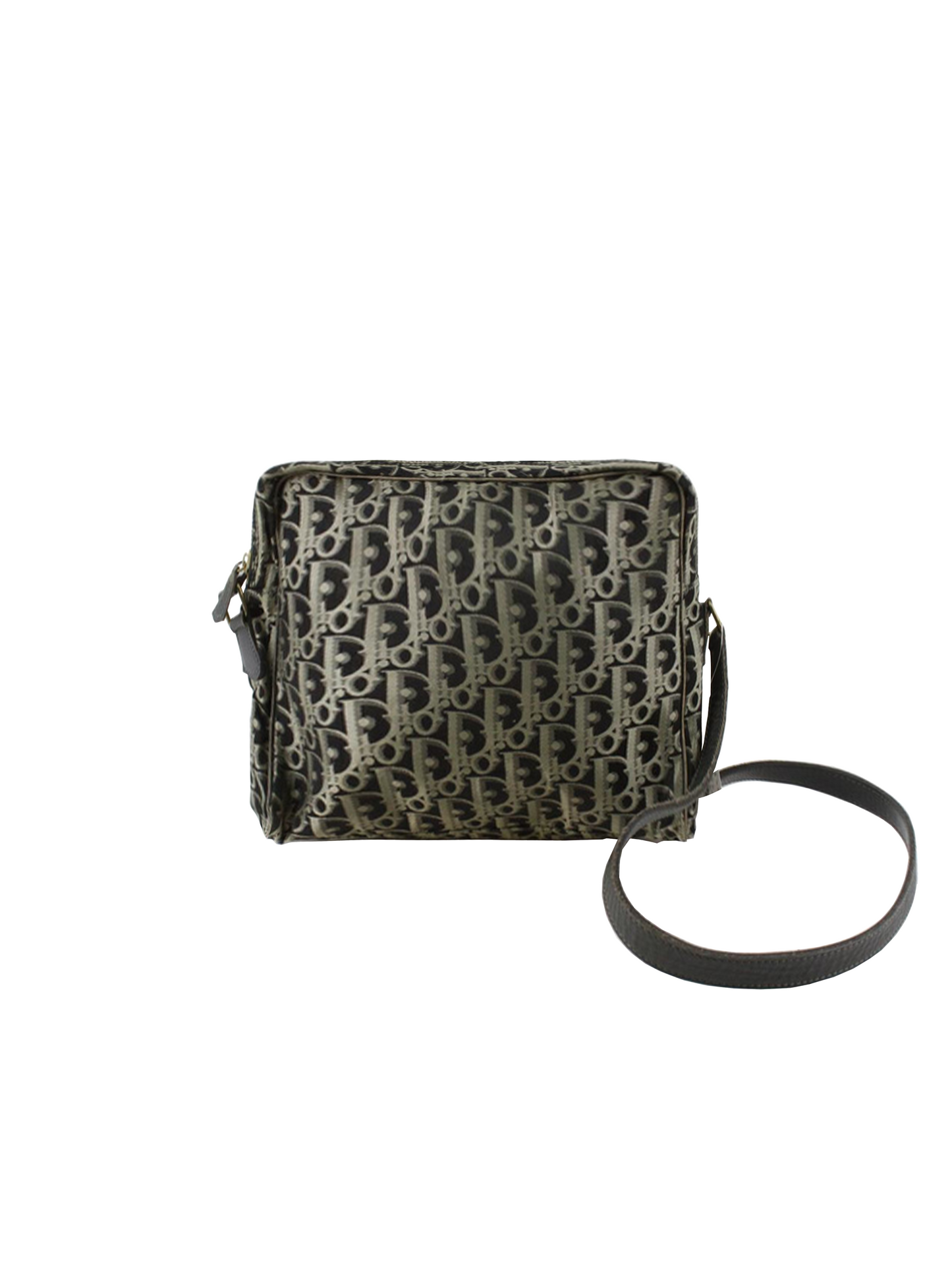 Christian Dior 2000s Dark Grey Trotter Bag