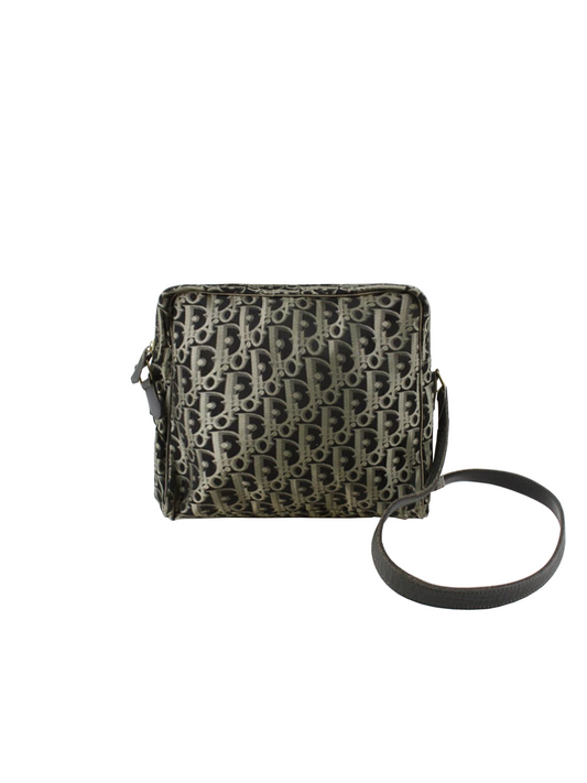 Christian Dior 2000s Dark Grey Trotter Bag