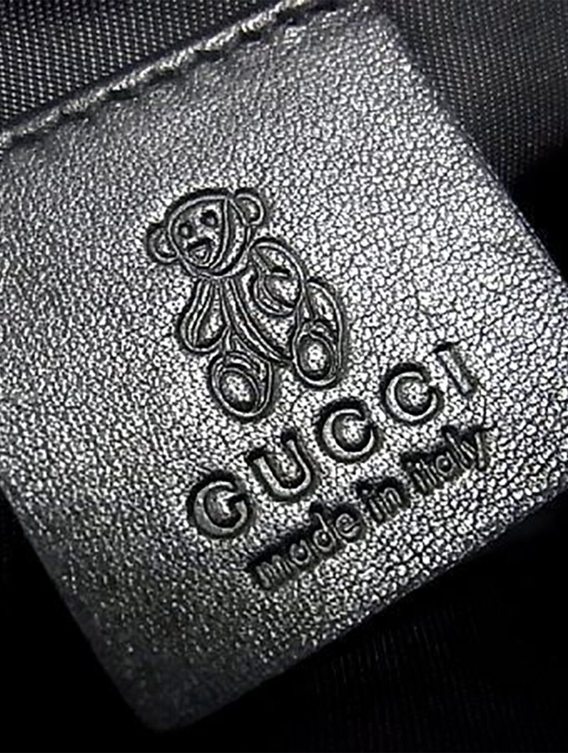 Gucci 2000s Velour Mini Chain Pouch