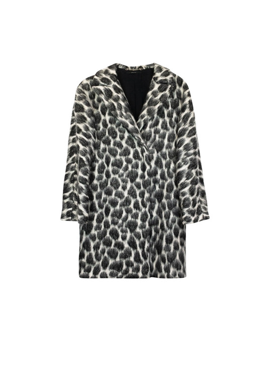Gucci 2015 Leopard Mohair Long Coat