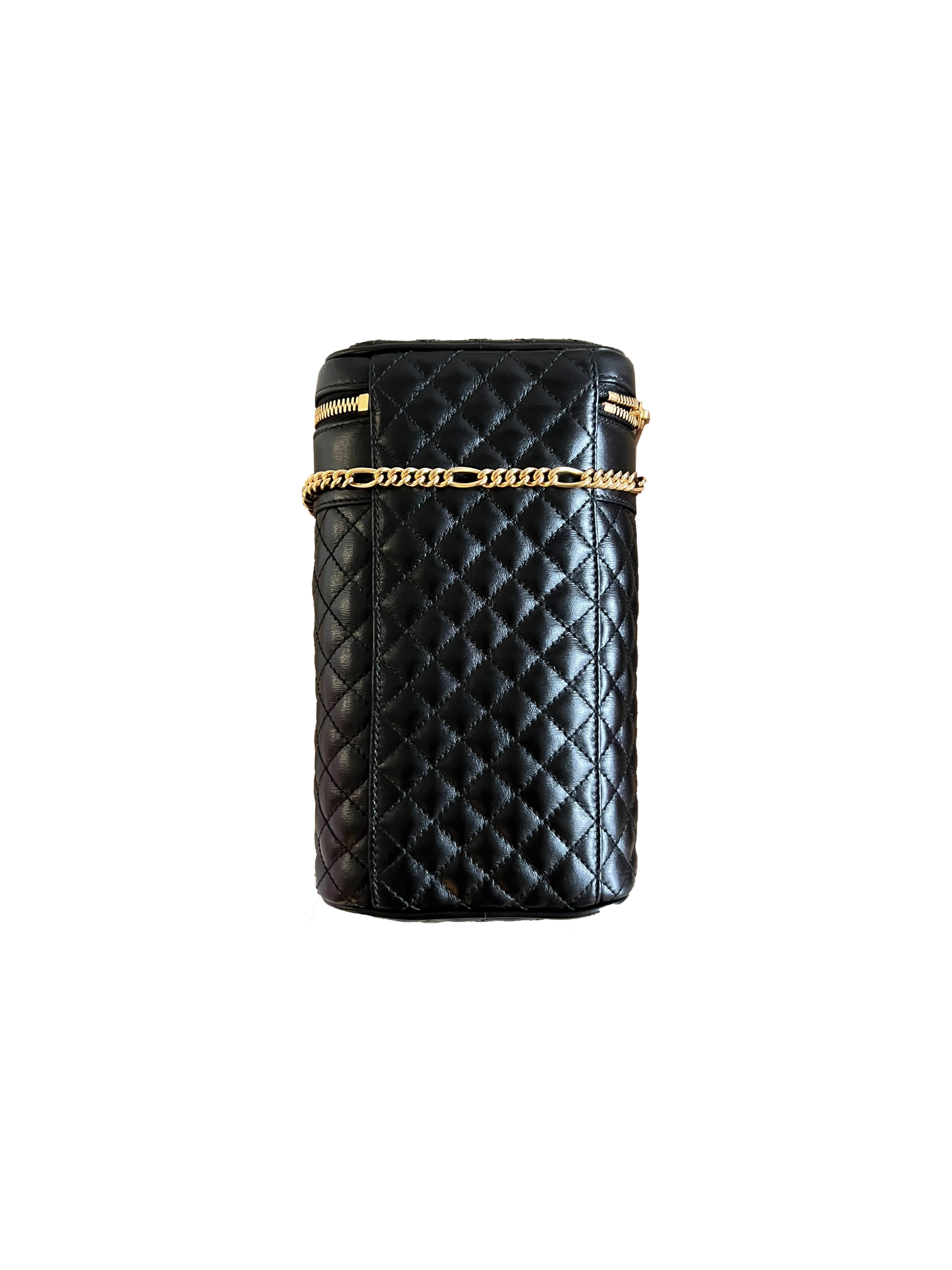 Gucci 2019 Trapuntta Zumi Calfskin Leather Belt Crossbody Bag