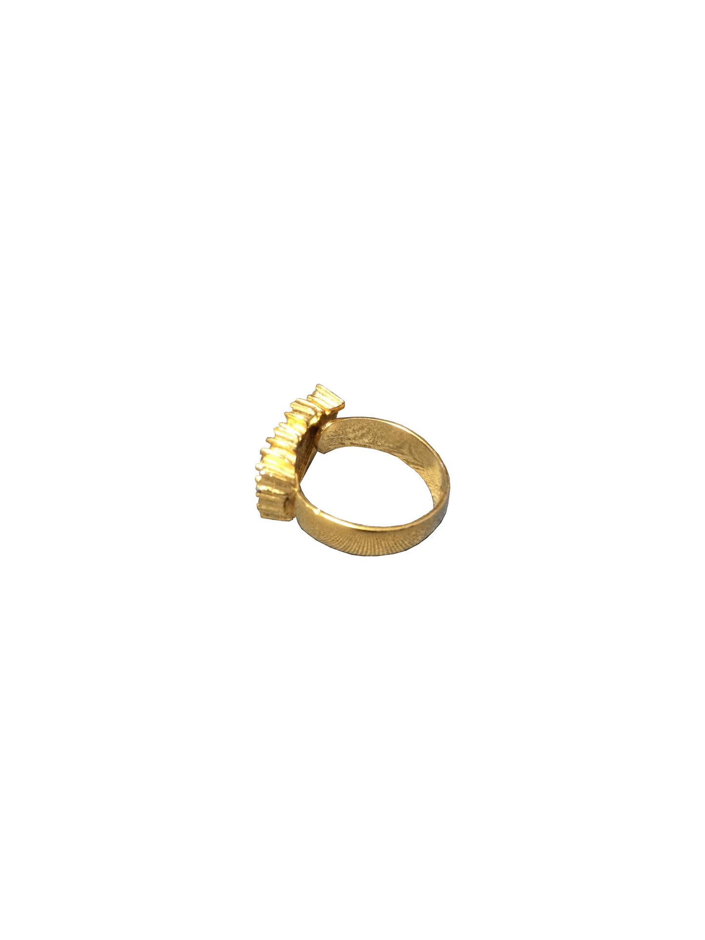 Christian Dior 2000s Gold Heart Ring