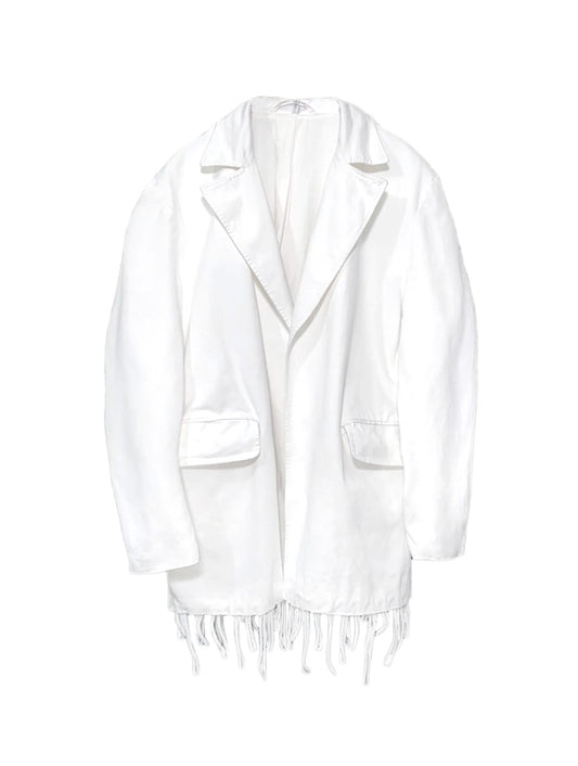 Helmut Lang Archival SS 1991 White Blazer Jacket