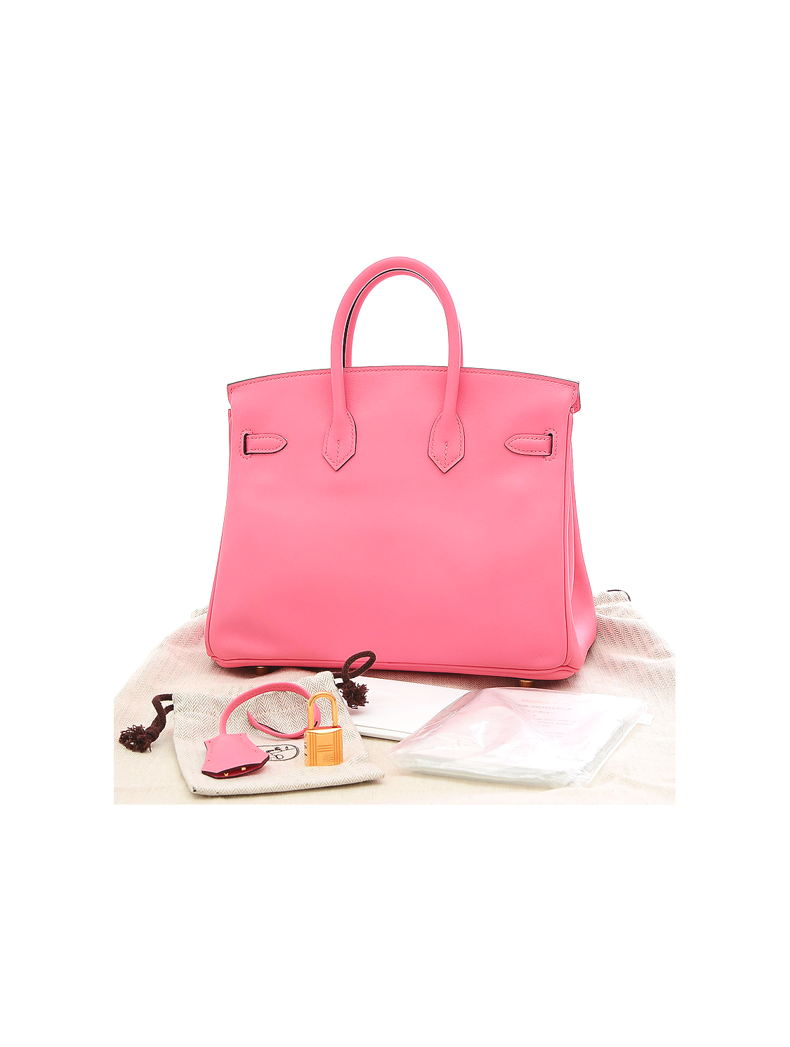 Hermès 2019 Birkin Swift Rose 25cm Gold Hardware