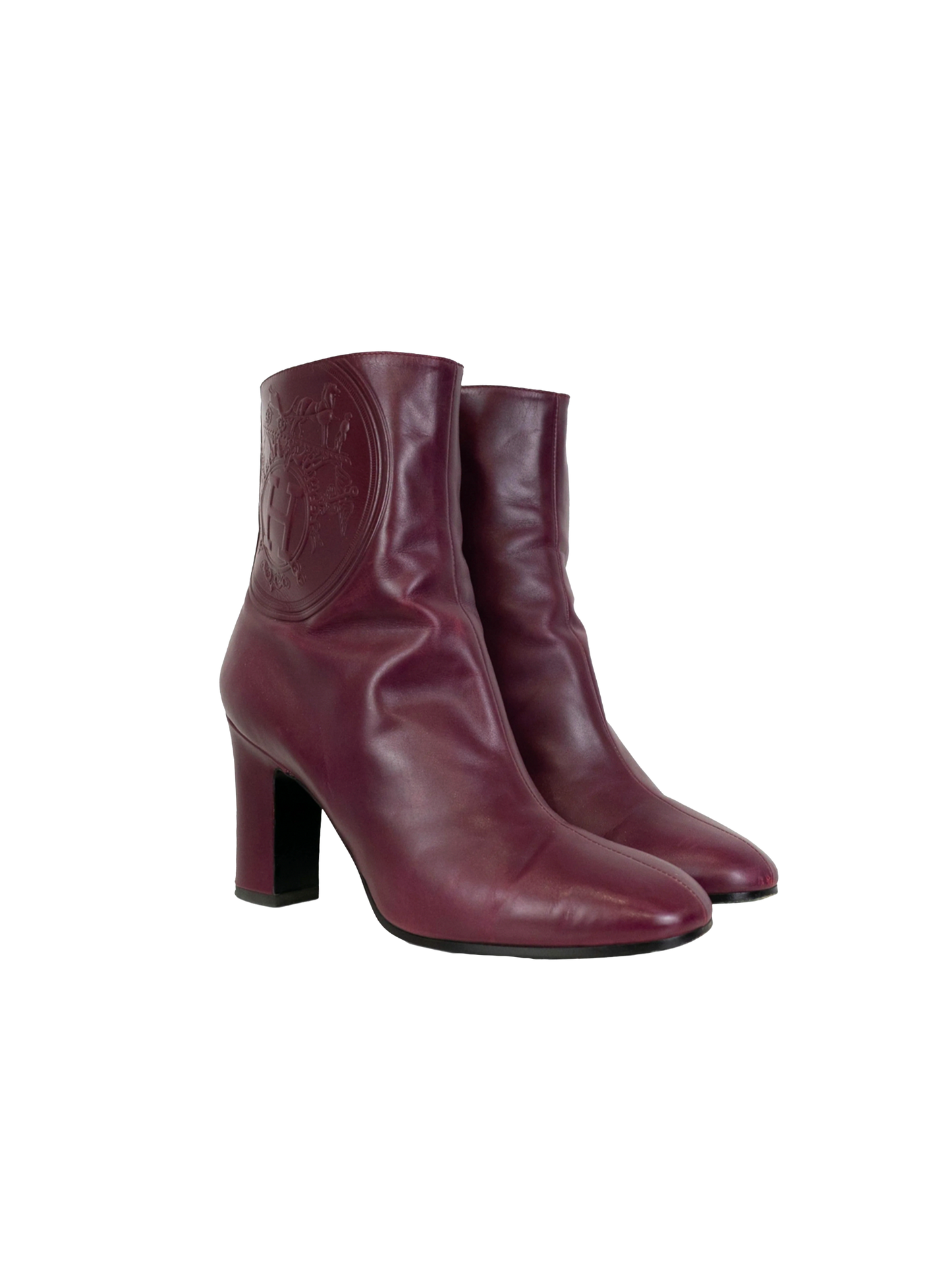 Hermès 2014 Burgundy Nadia Boots