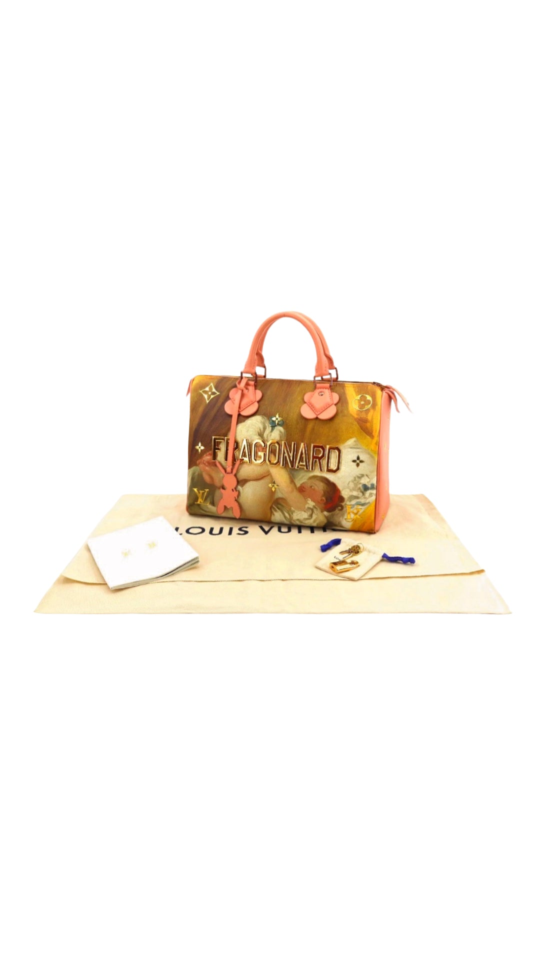 Louis Vuitton 2010s Rare Celty Fragonard Speedy 30 Handbag