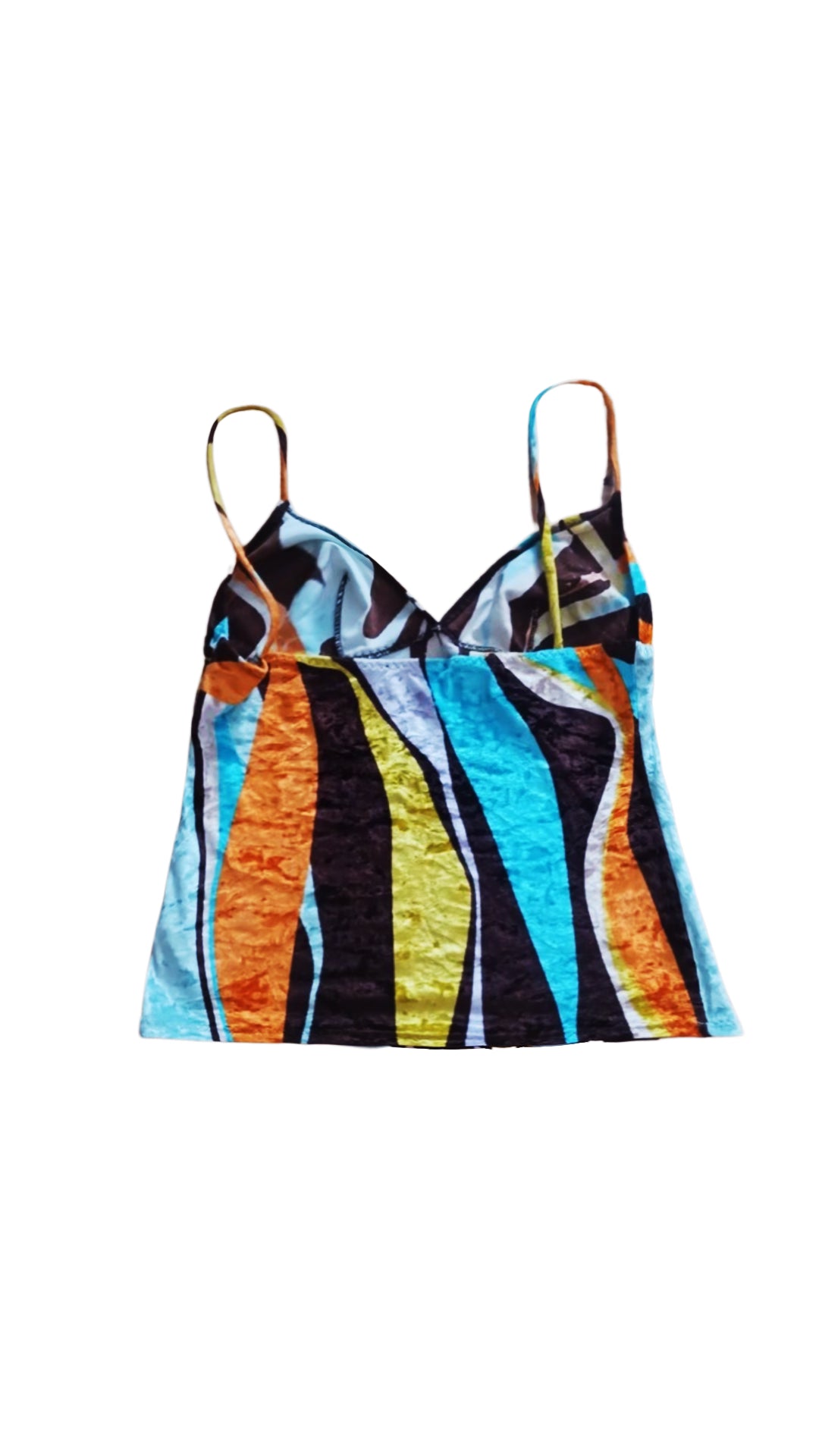 Missoni 2000s Mini Striped Velvet Tank