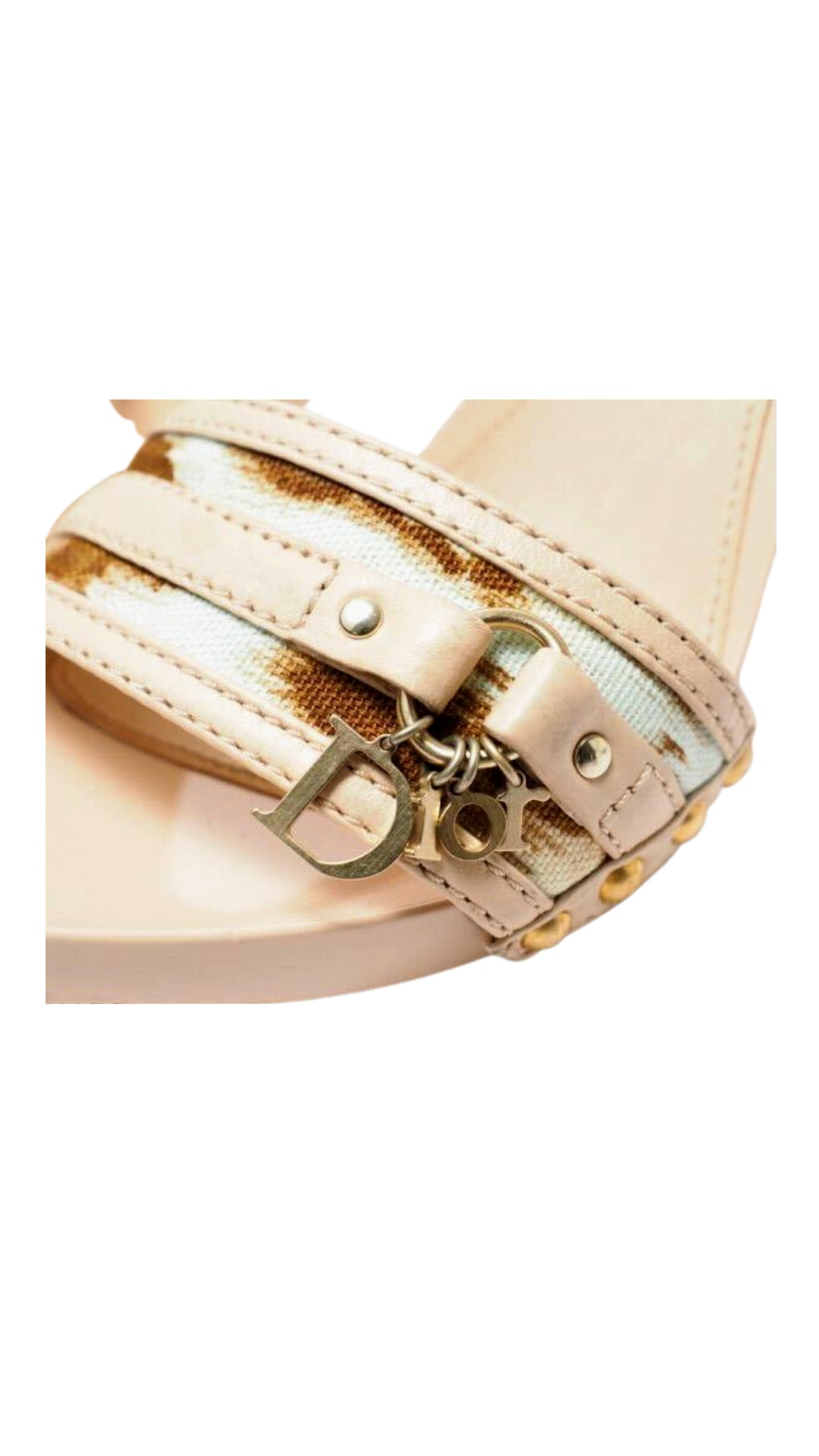 Christian Dior 2000s Light Beige Charm Heel