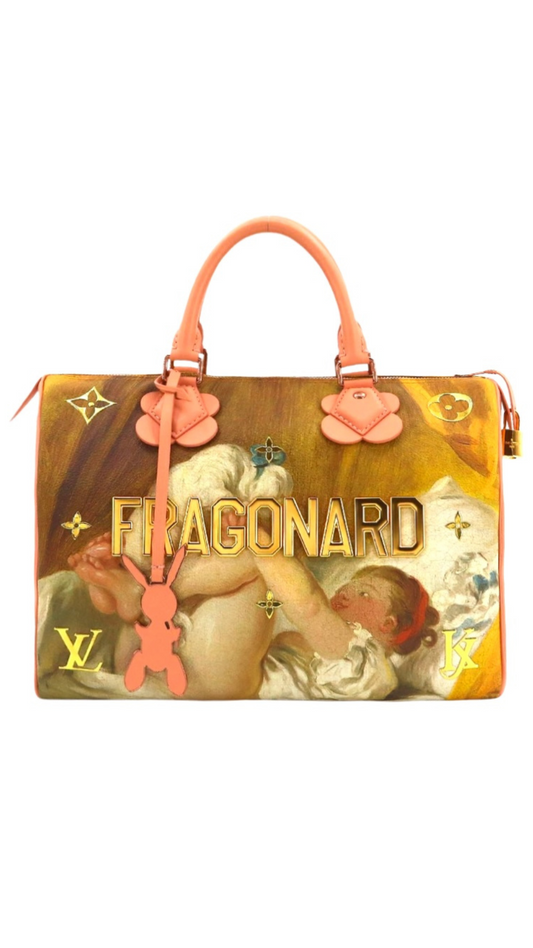 Louis Vuitton 2010s Rare Celty Fragonard Speedy 30 Handbag