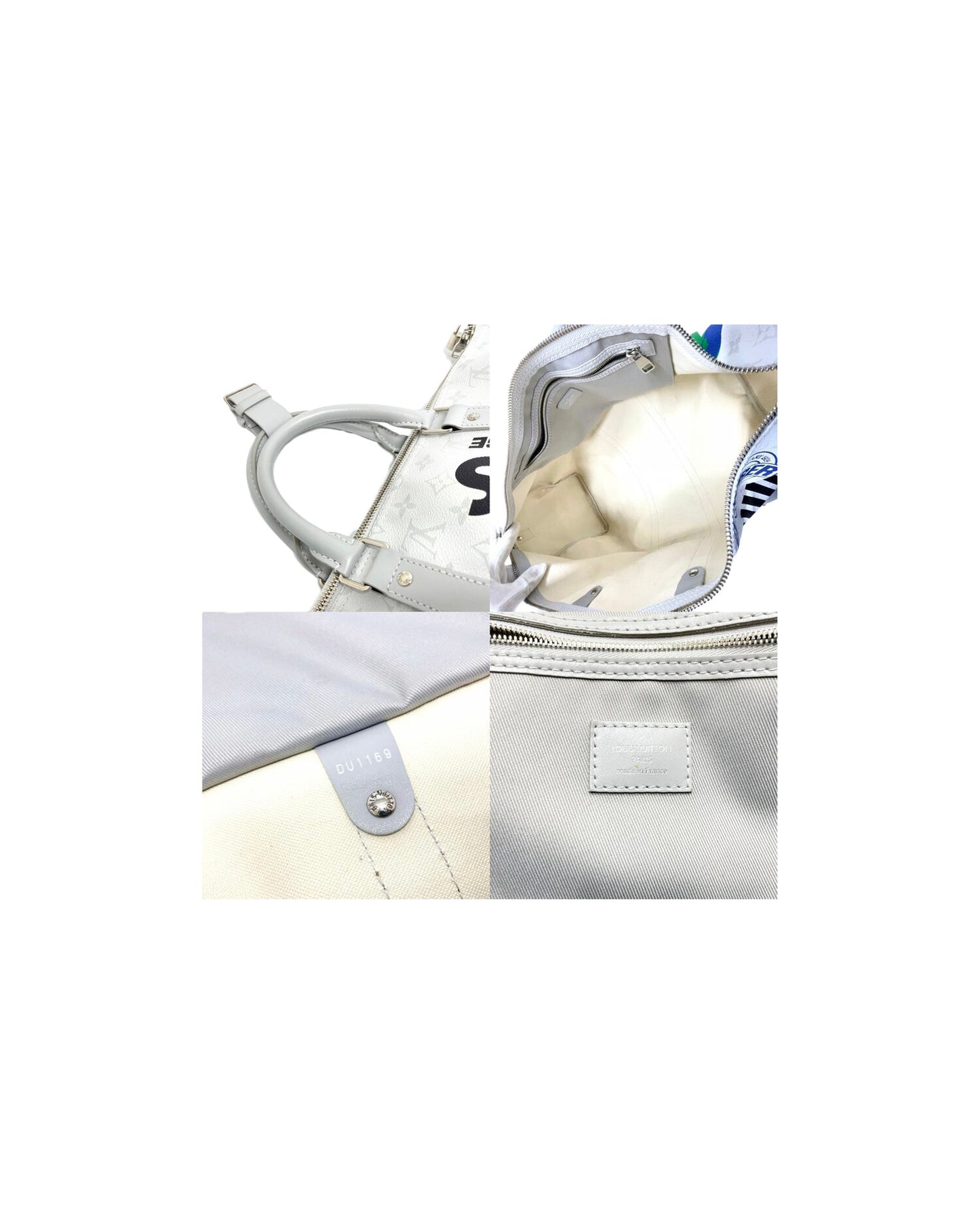 Louis Vuitton 2018 Keepall Bandouliere Story White