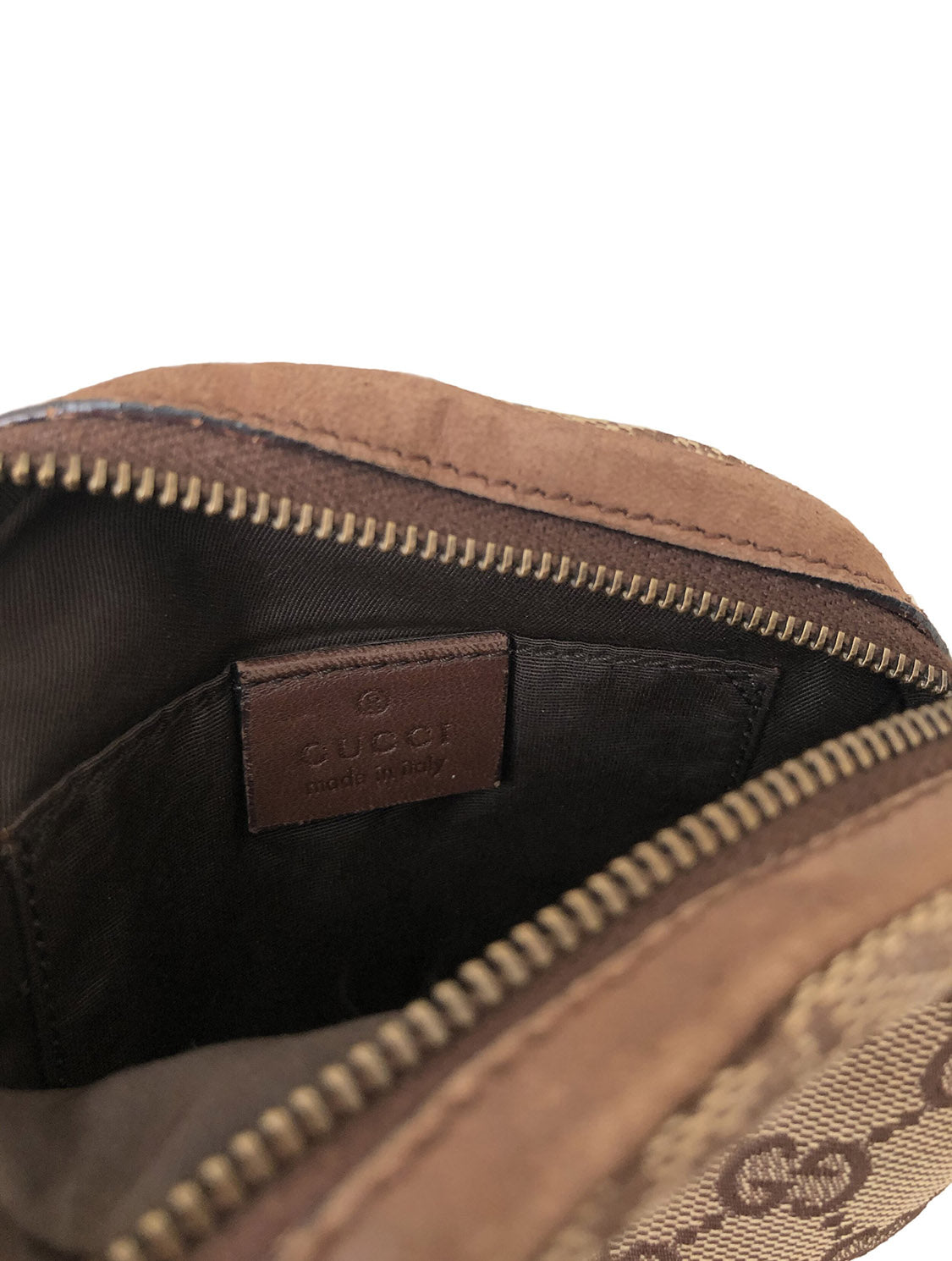 Gucci 2000s Round Monogram Shoulder Bag
