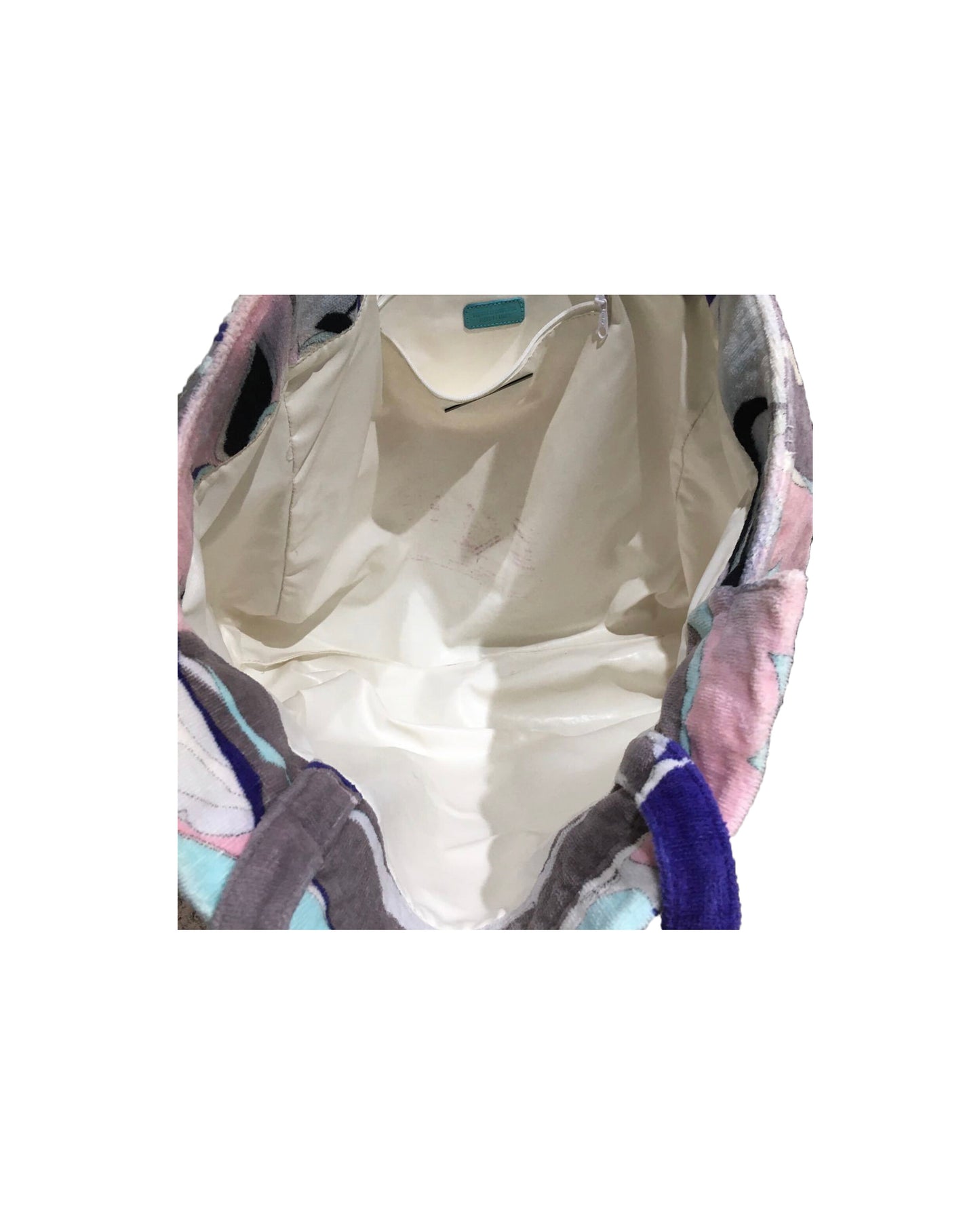 Emilio Pucci Terrycloth Pink Tote